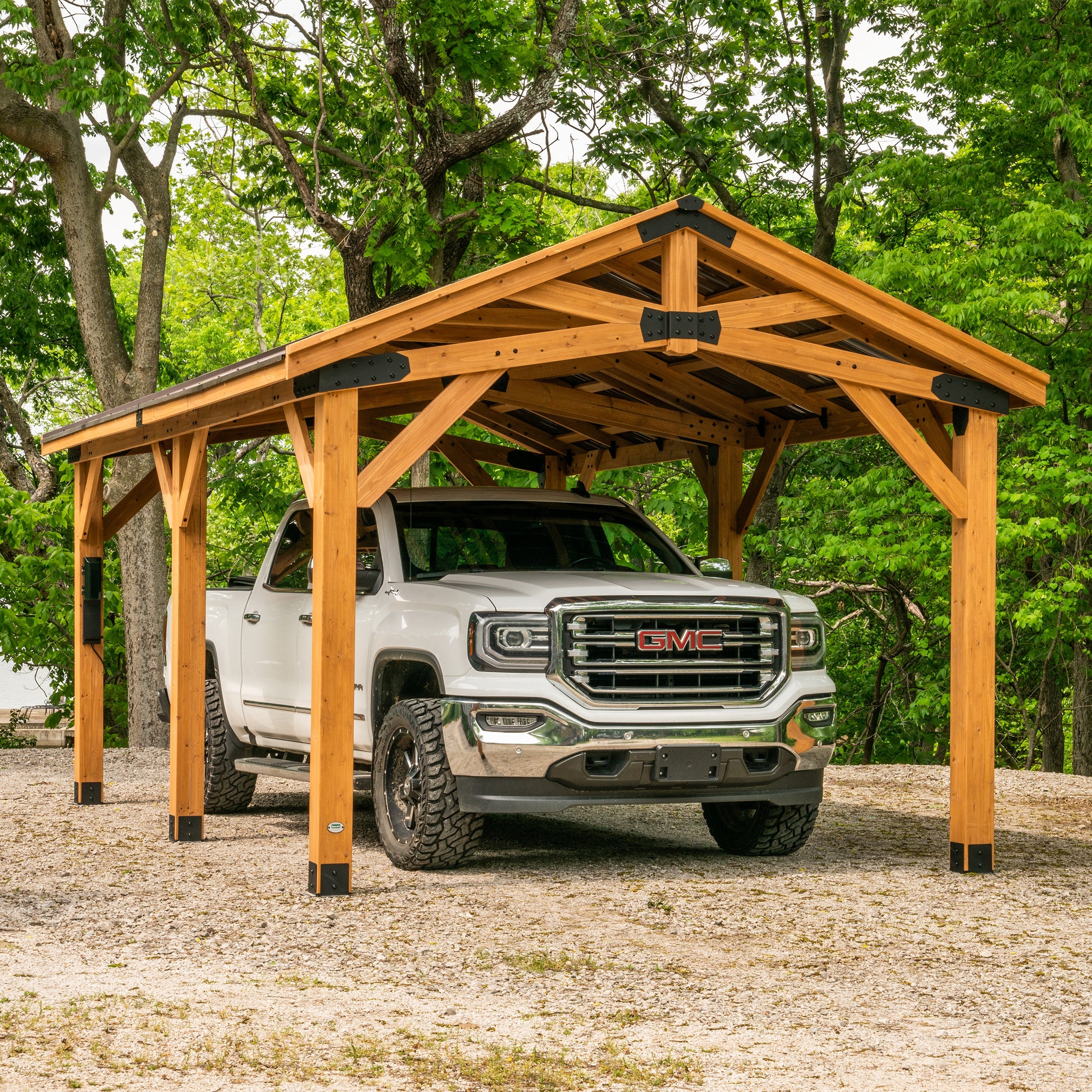 Carports to protect your vehicles, boats, ATV & other small equipment from the elements of harsh weather.
