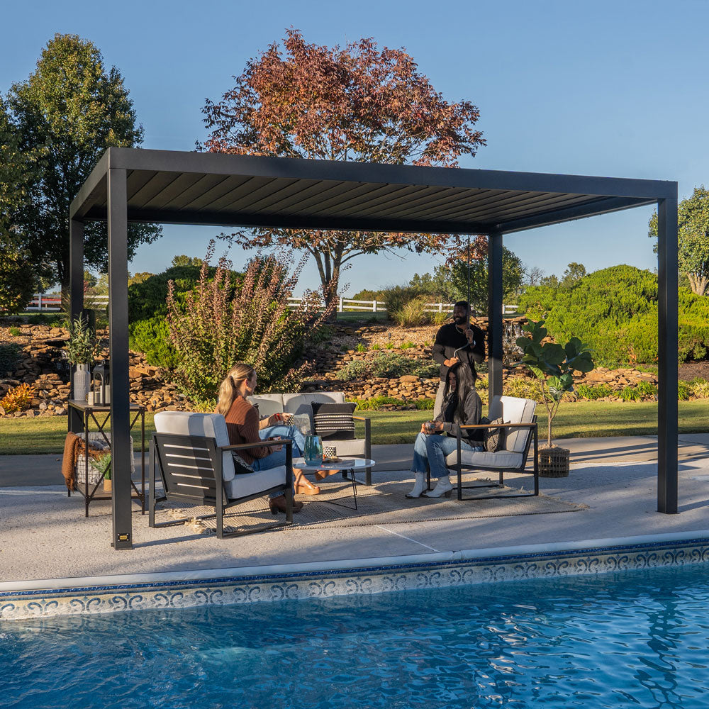 Our pergolas come in multiple sizes and designs to give you a variety of ways to use.