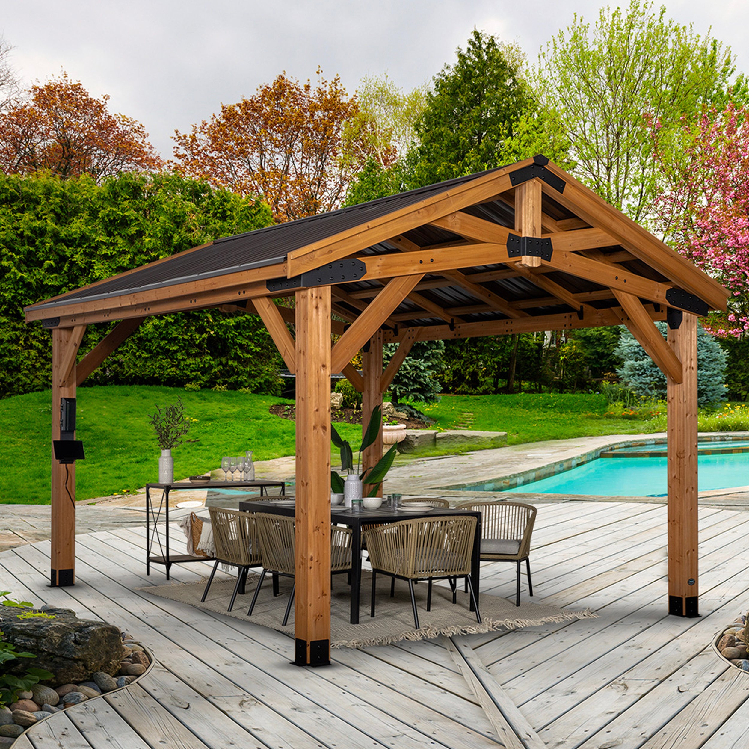 4.3m x 3.7m Norwood Gazebo