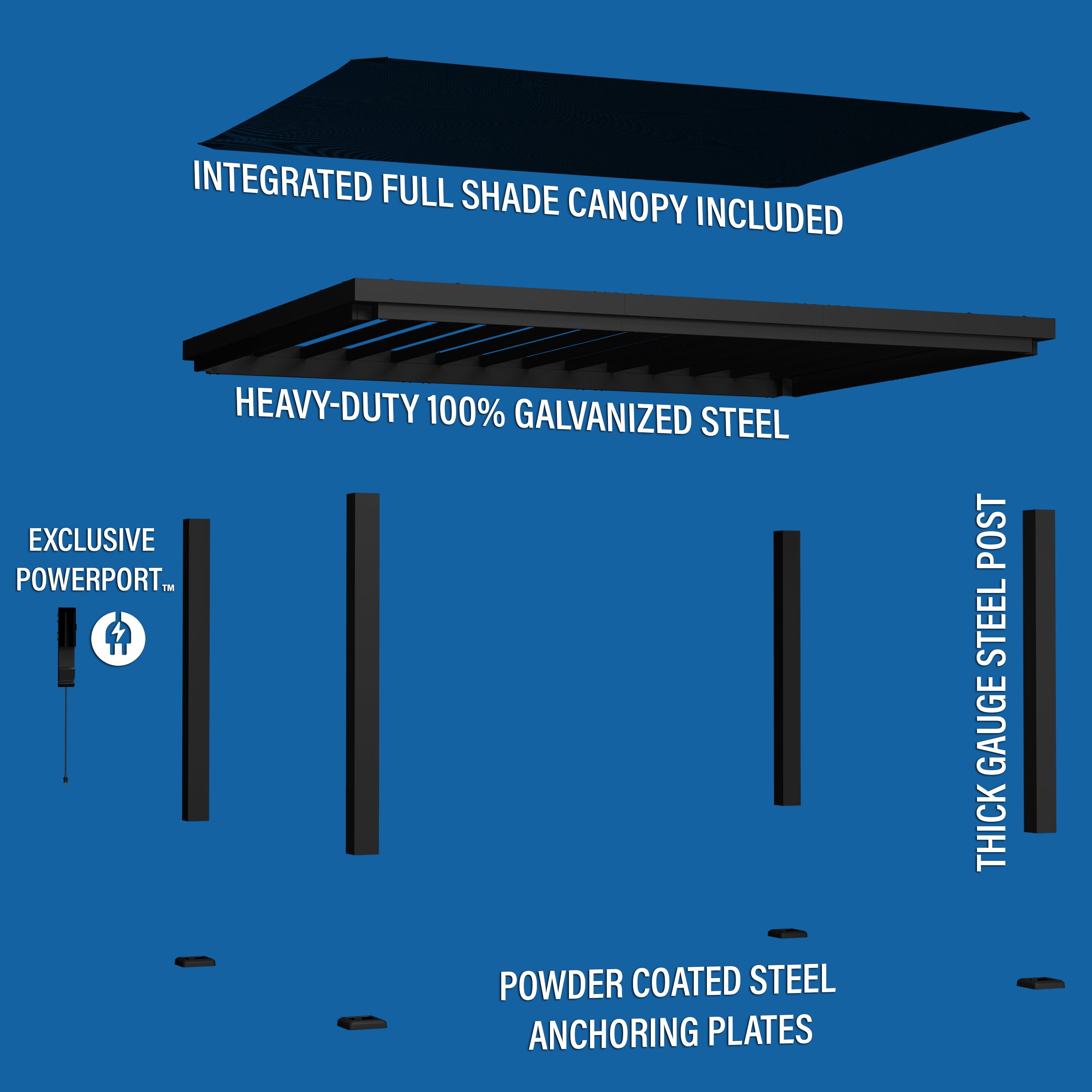 4.9m x 3.7m Trenton Exploded View