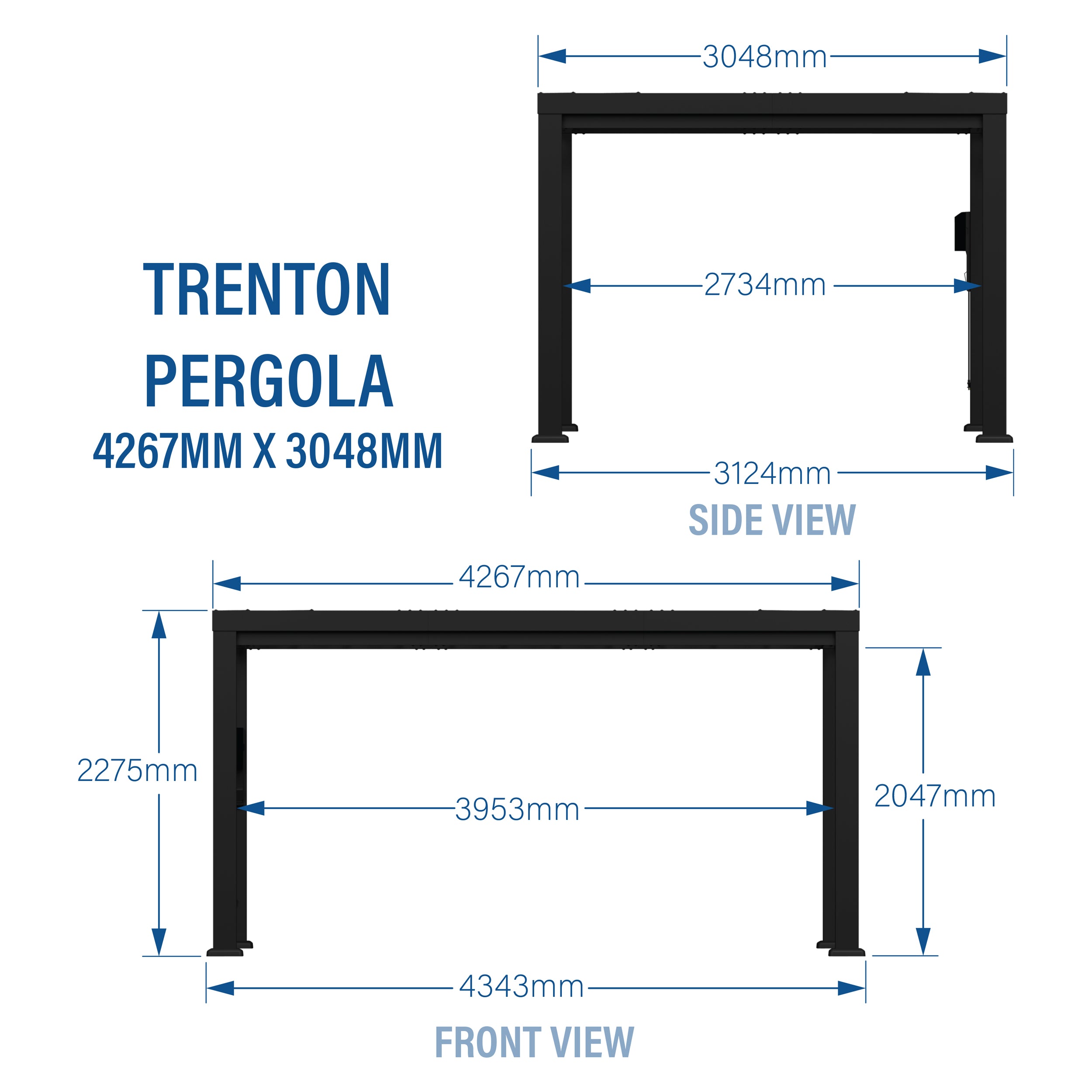 4.3m x 3m Trenton Metric Footprint