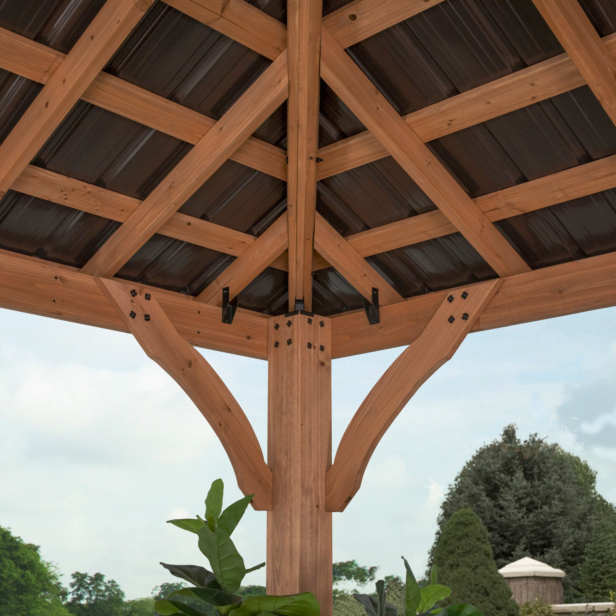 3.7m x 3m Barrington Interior Gazebo Roof