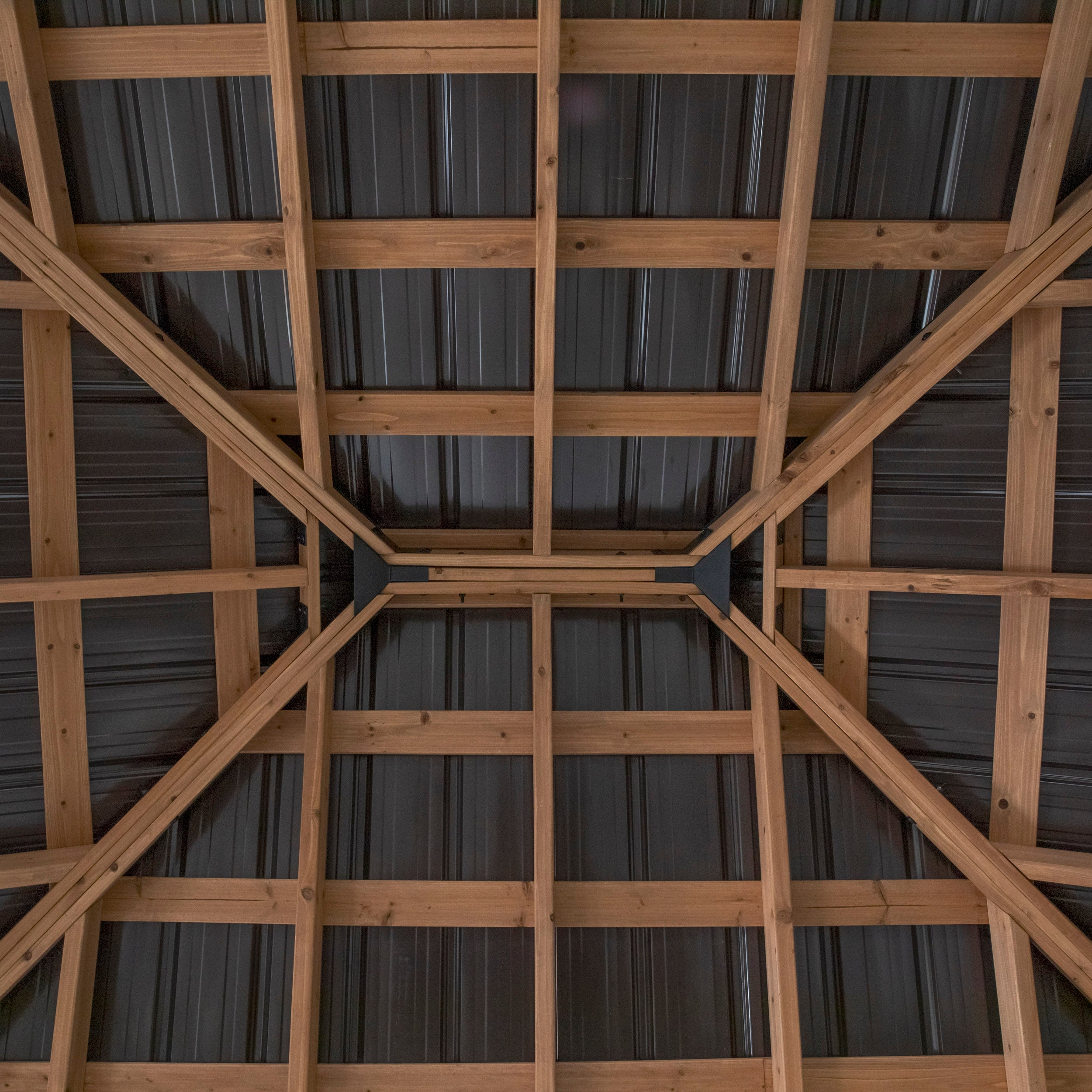 3.7m x 3m Barrington Steel Roof Gazebo