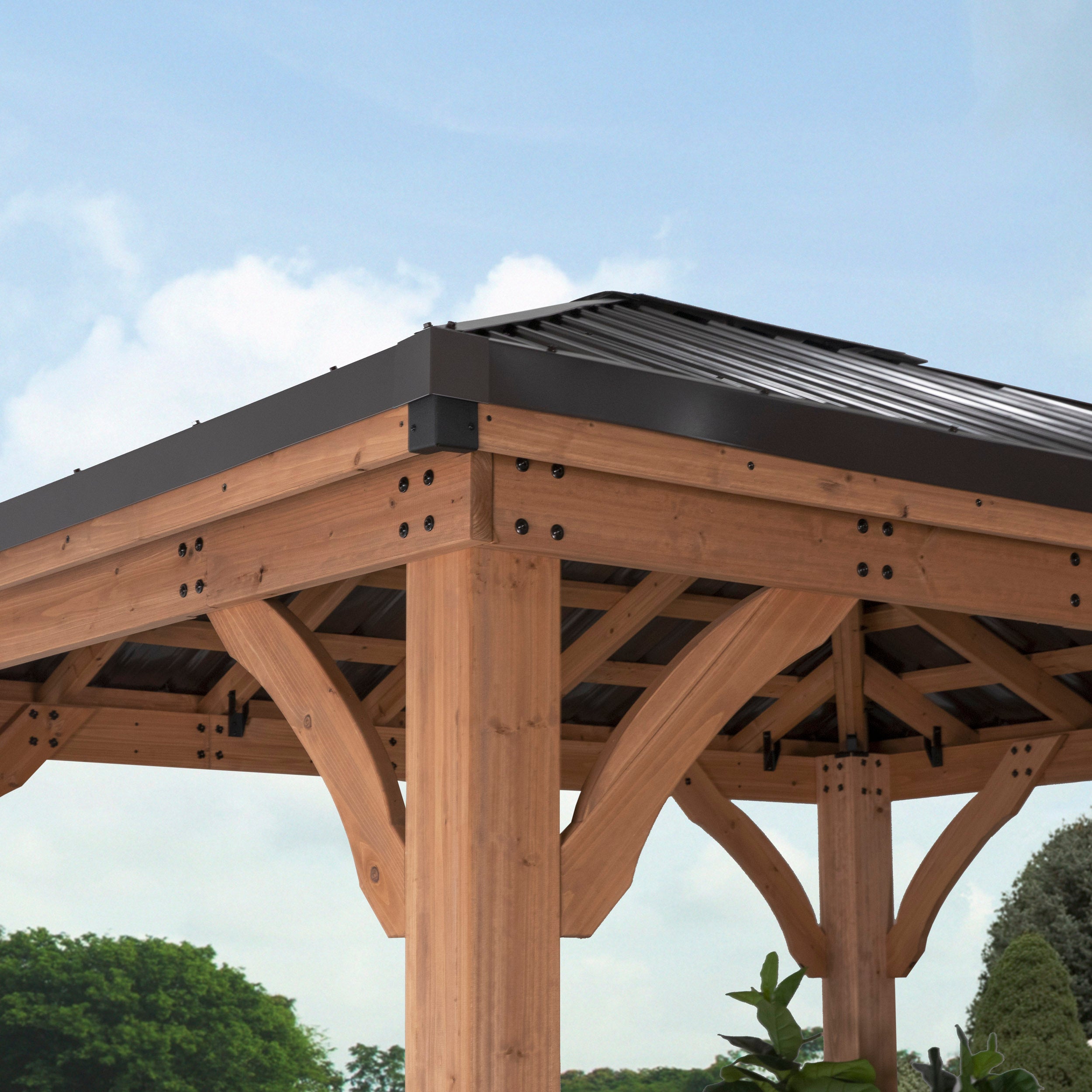 3.7m x 3m Barrington Corner Roof
