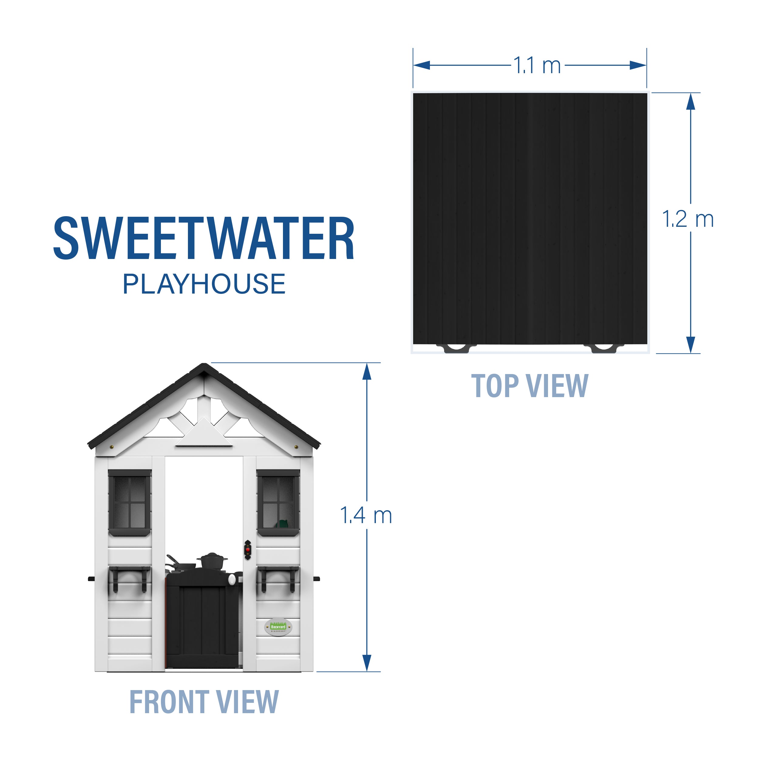 Sweetwater White Metric Dimensions