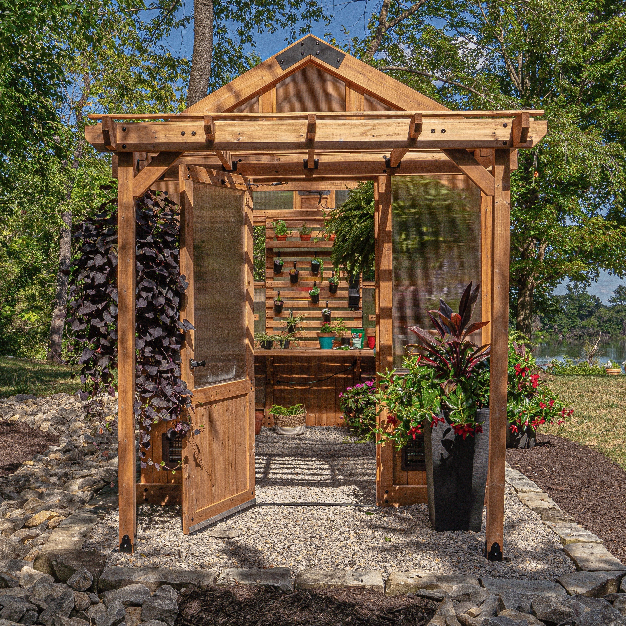 3.3m X 2.1m Bellerose Greenhouse