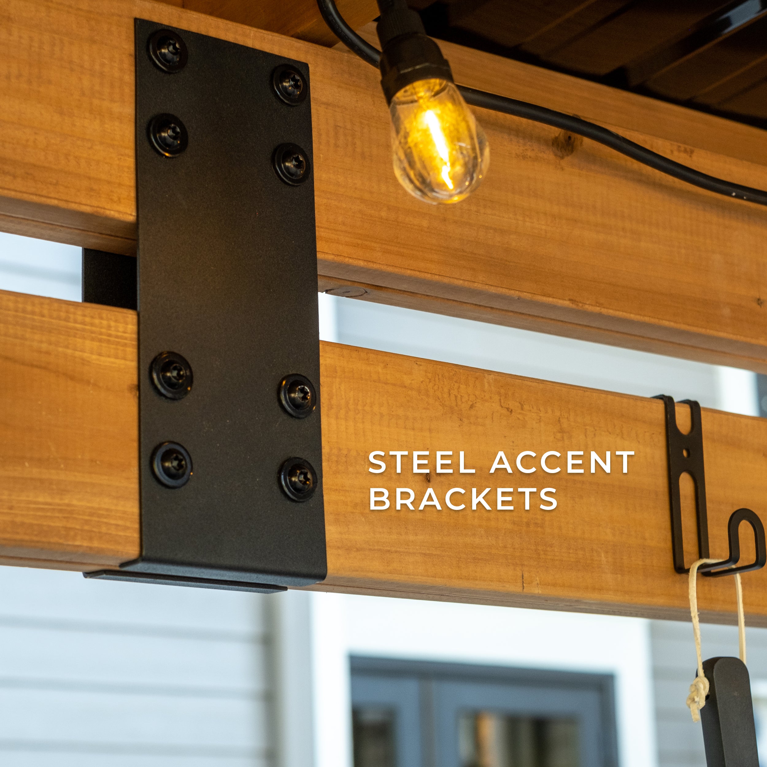 Saxony XL Grill Gazebo Steel Brackets