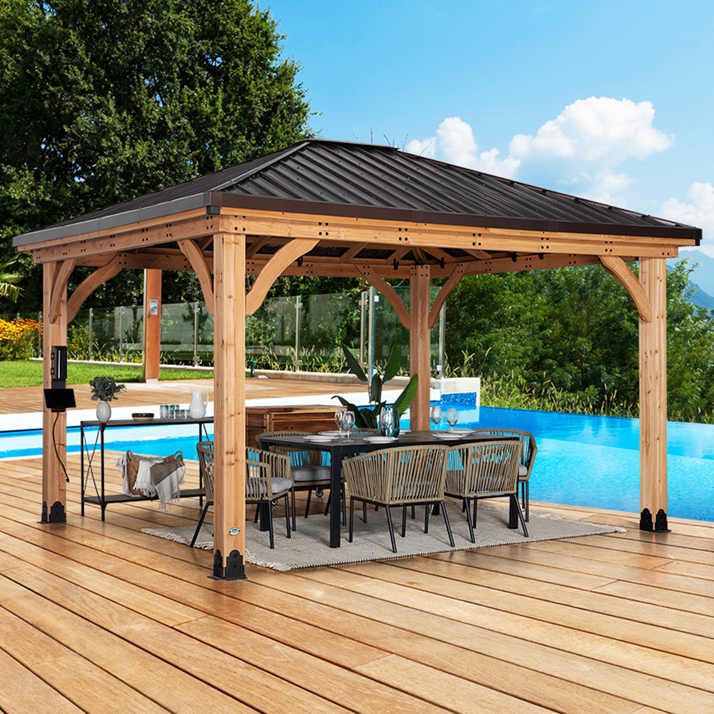 4.3m x 3.7m Barrington Gazebo