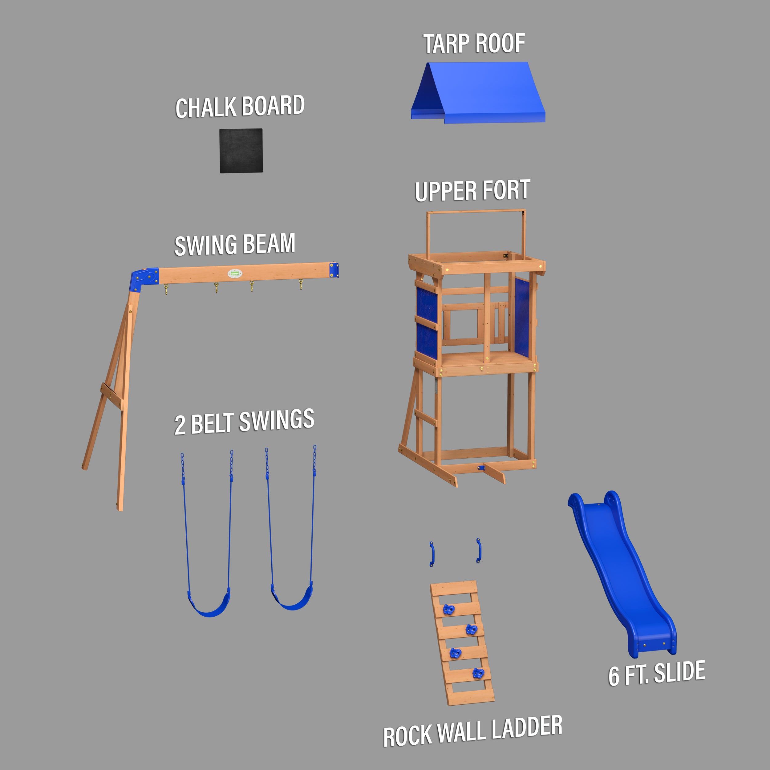 Aurora Swing Set Exploded View