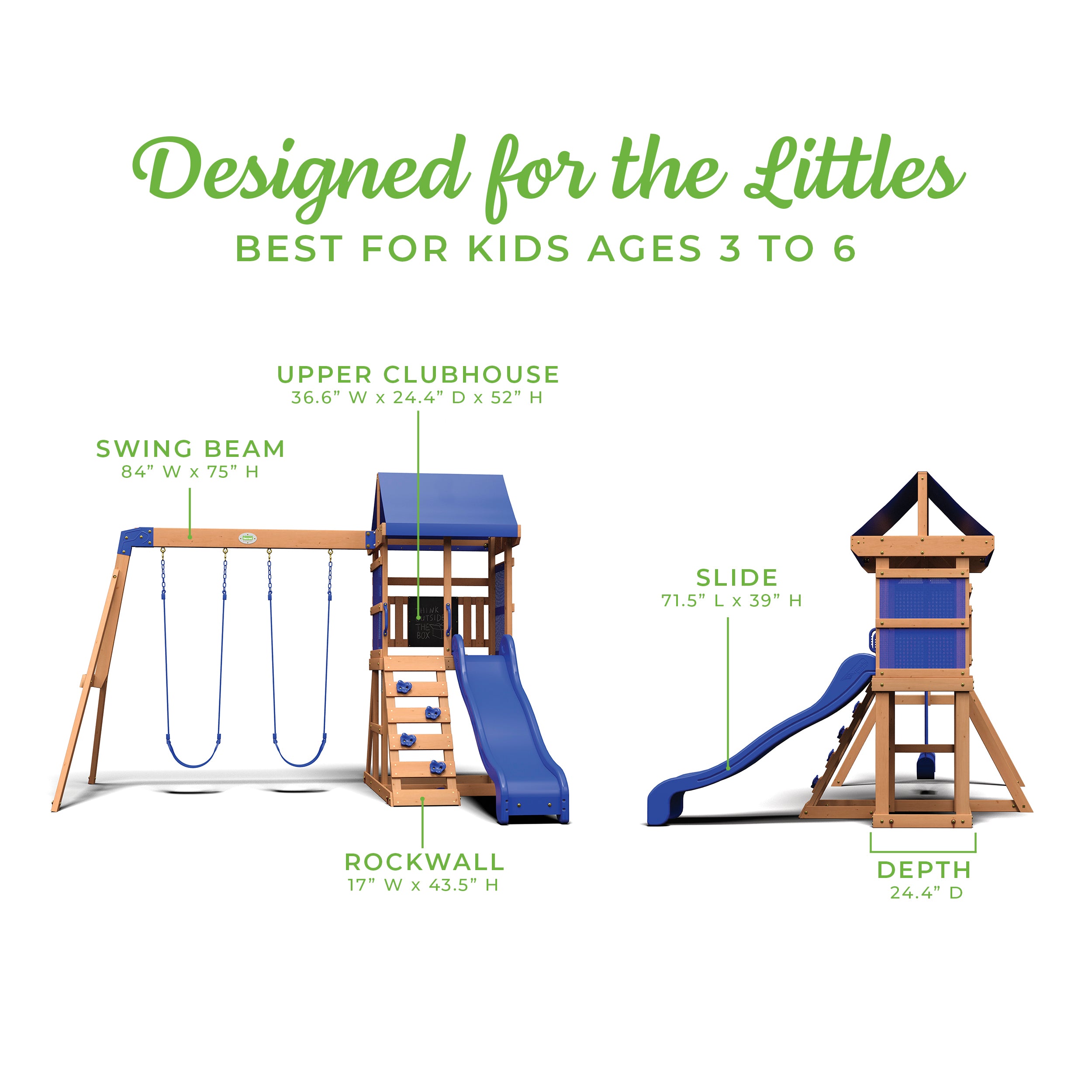 Aurora Swing Set for Littles