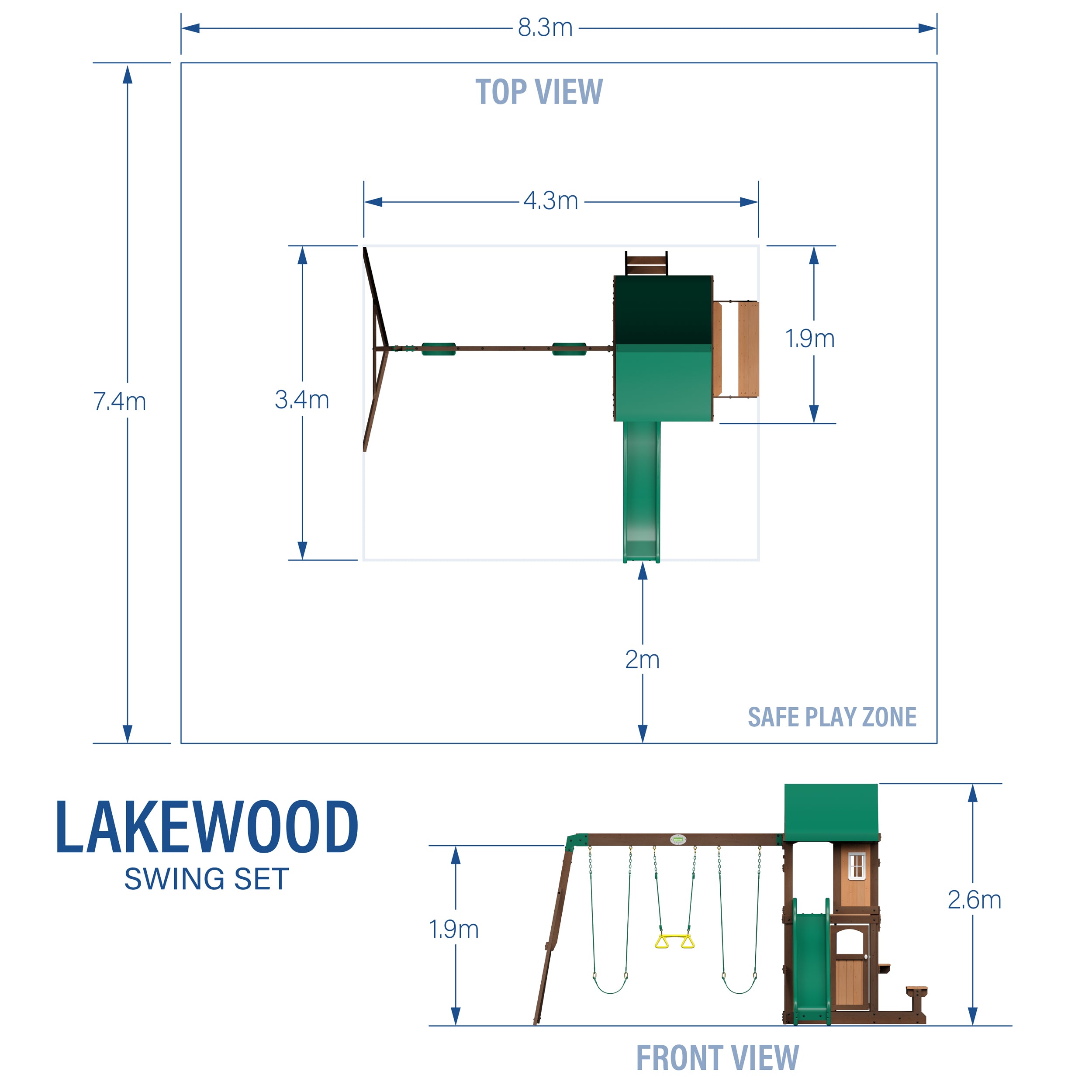 LAKESIDE METRIC DIMENSIONS