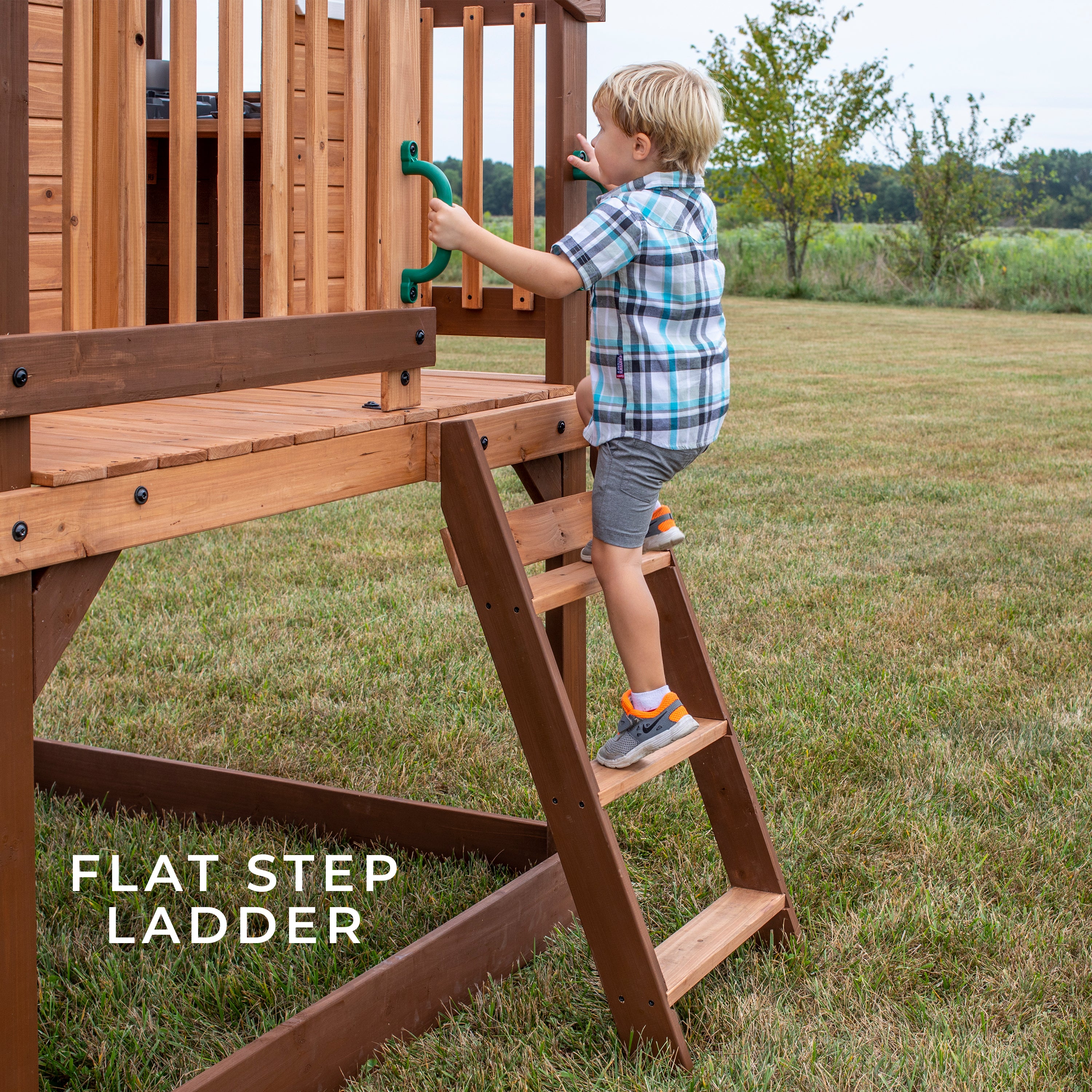 ECHO HEIGHTS FLAT STEP LADDER