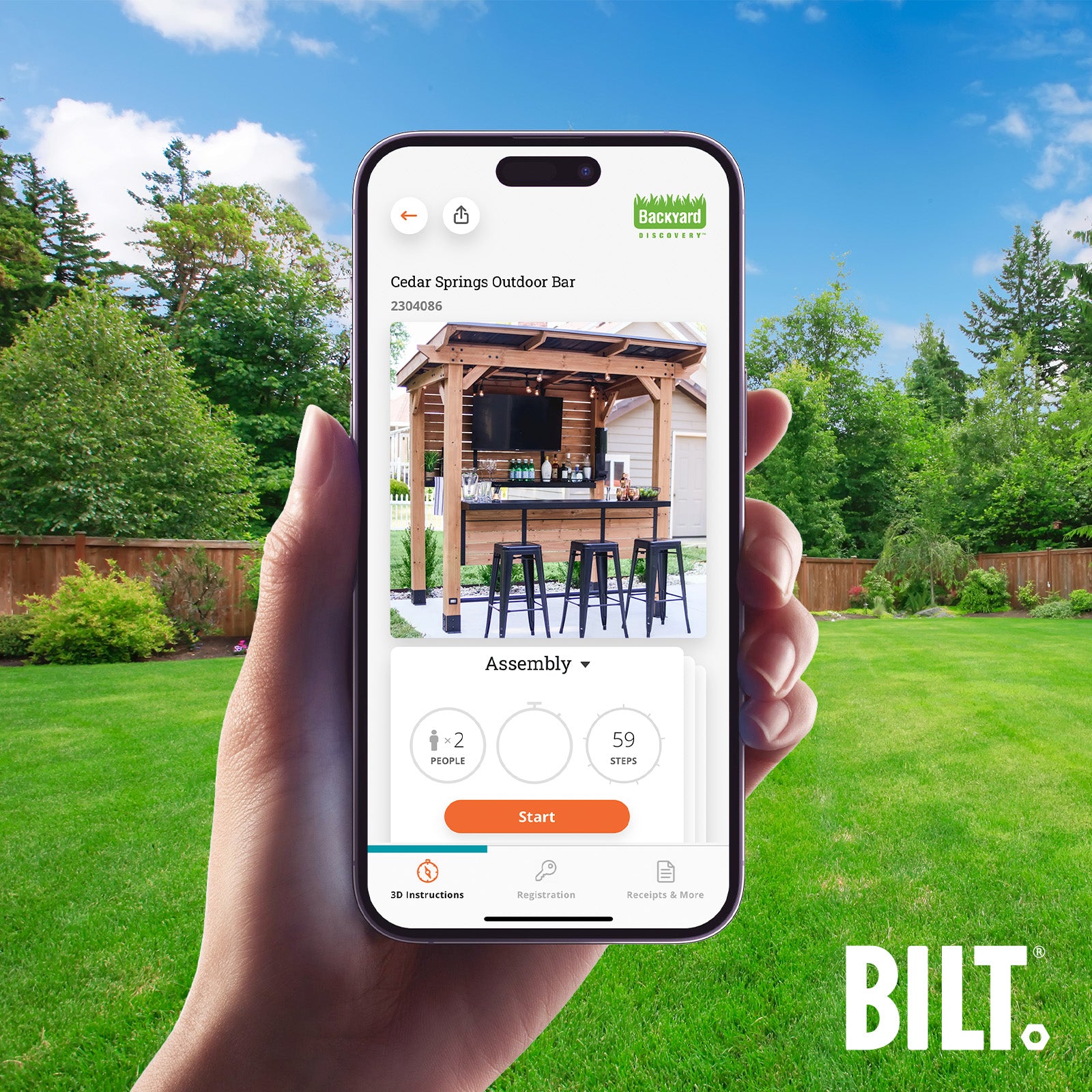 BILTt App Cedar Springs Outdoor Bar