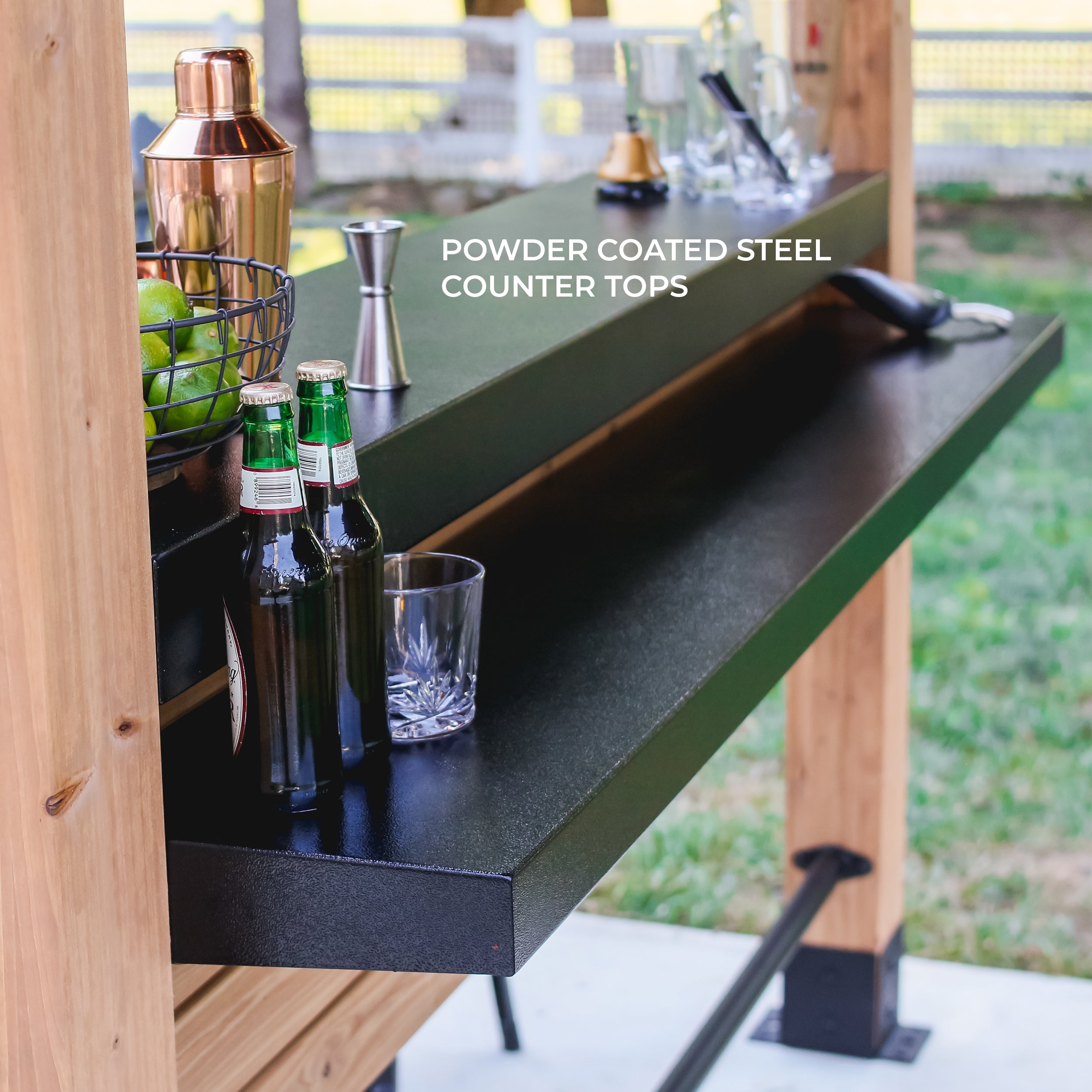 Cedar Springs Bar Steel Counter Tops