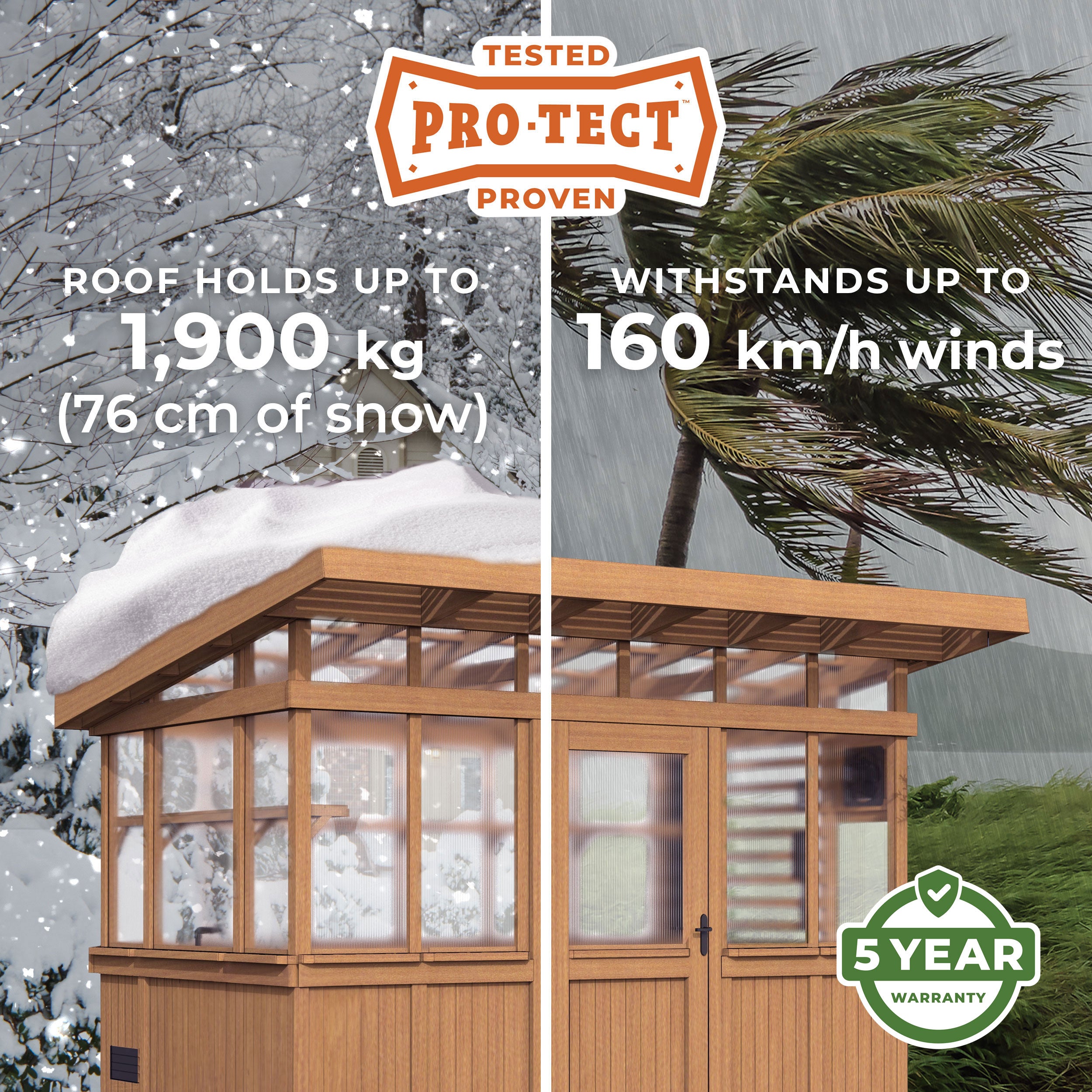 3.3m X 2.2m Poppy Greenhouse Protect tested and proven