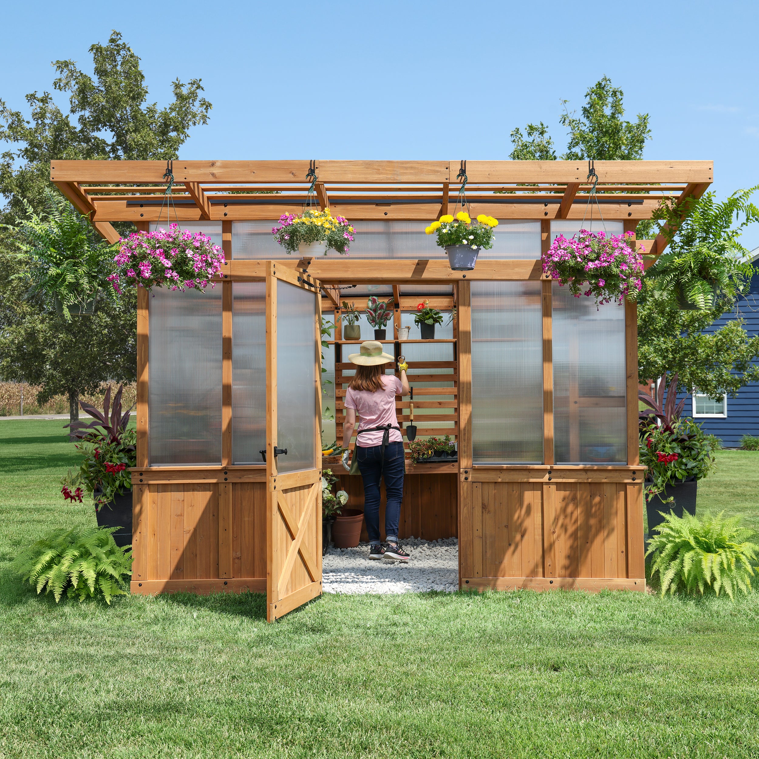 3.3m X 2.2m Poppy Greenhouse