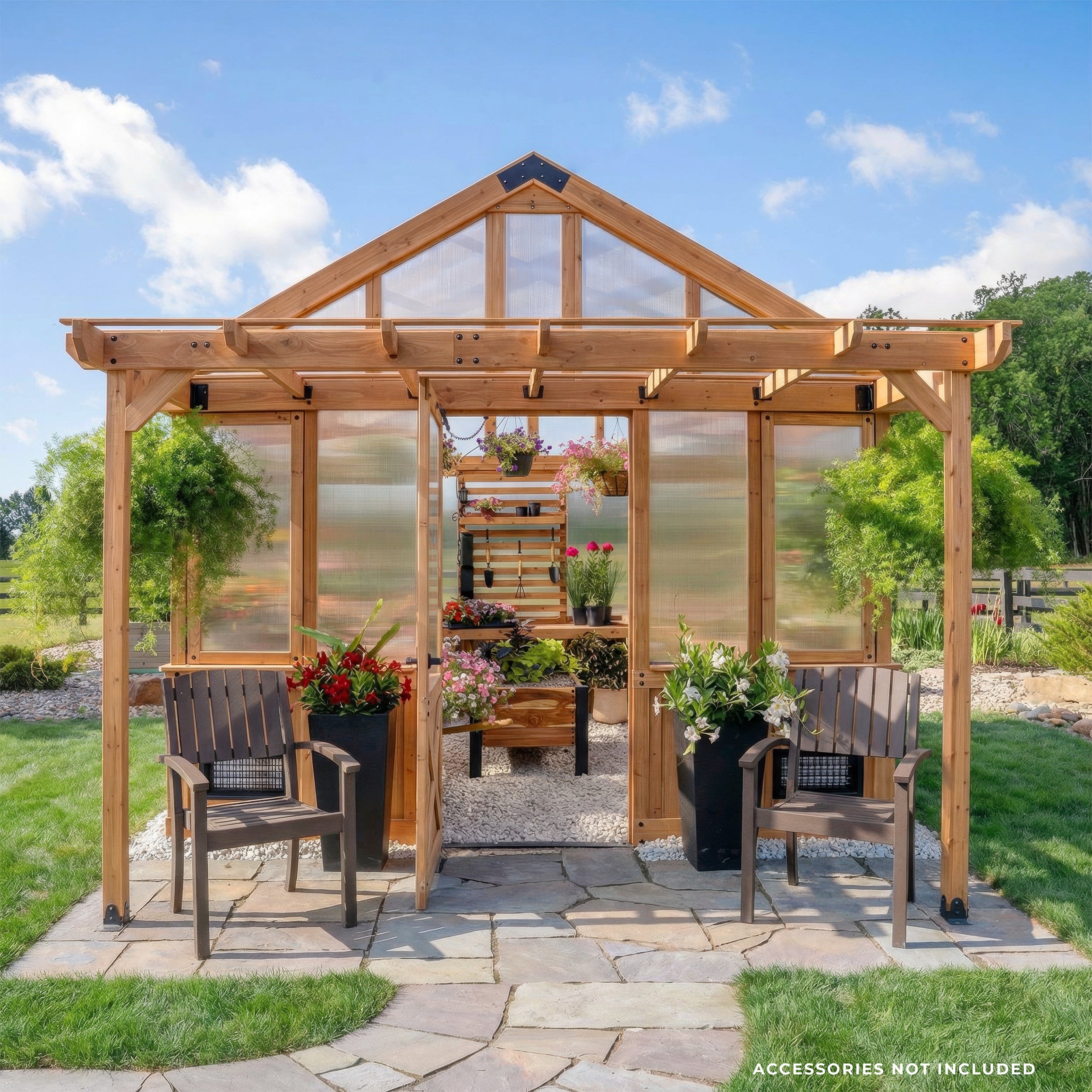 3.9m X 3.5m Bellerose Greenhouse
