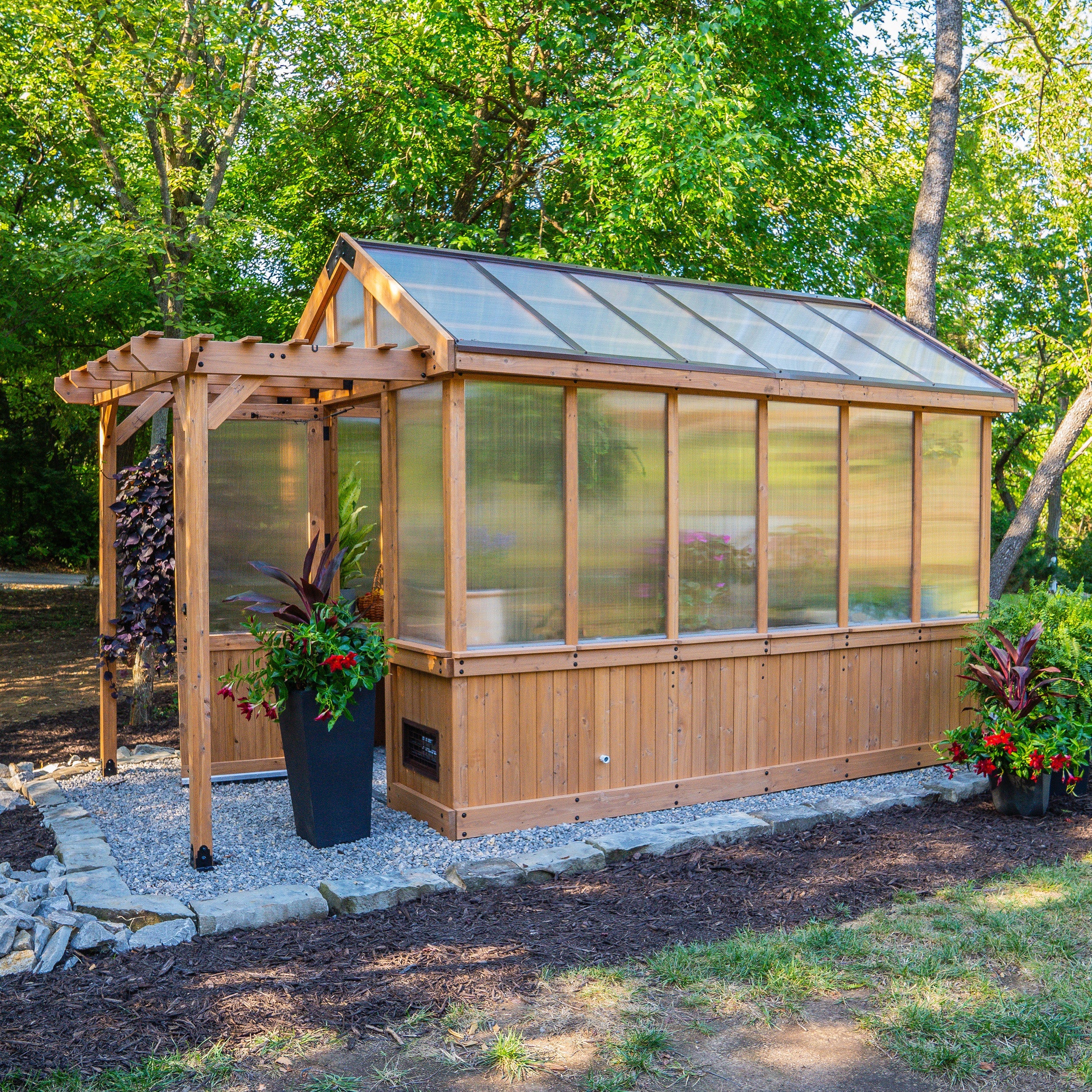 3.3m X 2.1m Bellerose Greenhouse
