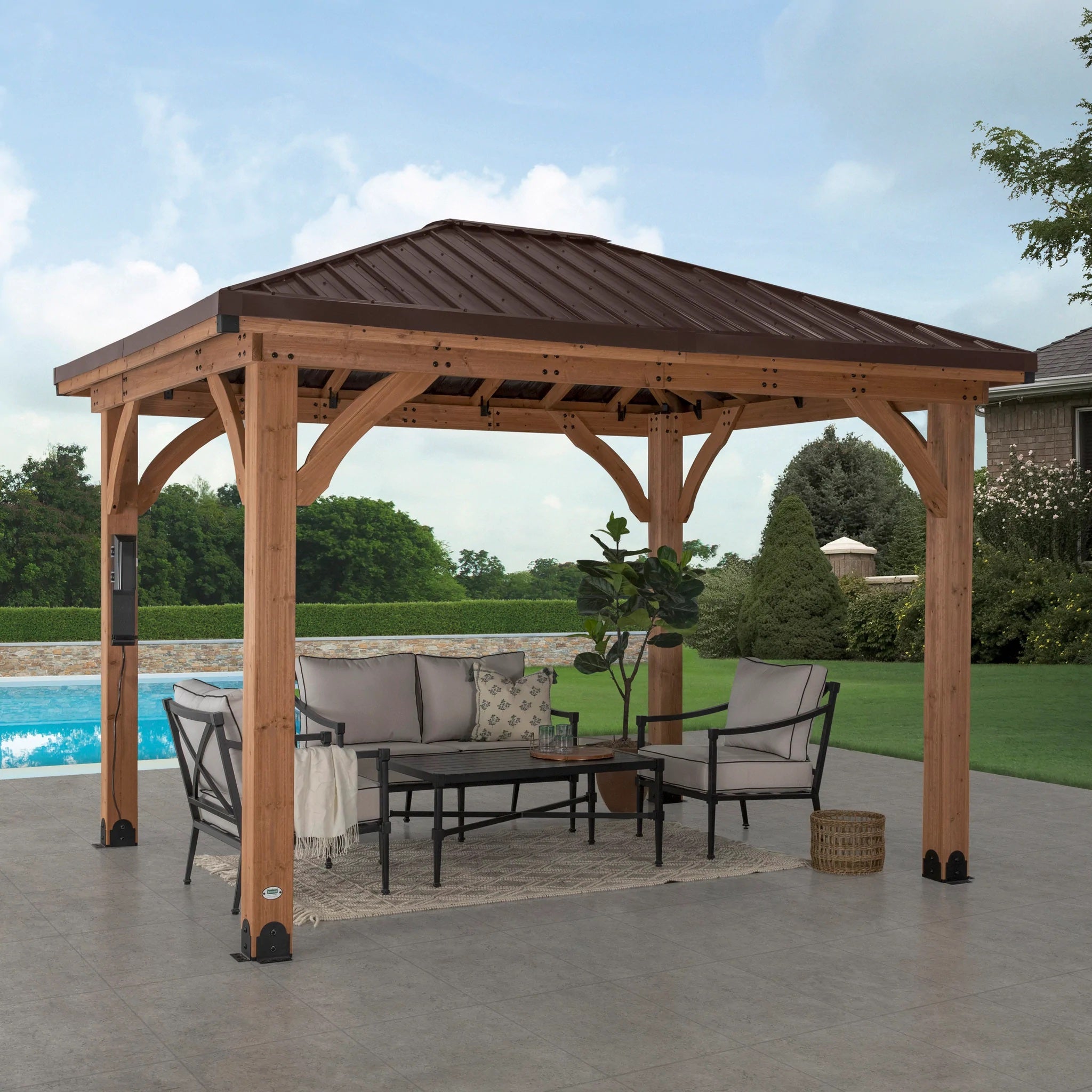 3.7m x 3m Barrington Gazebo