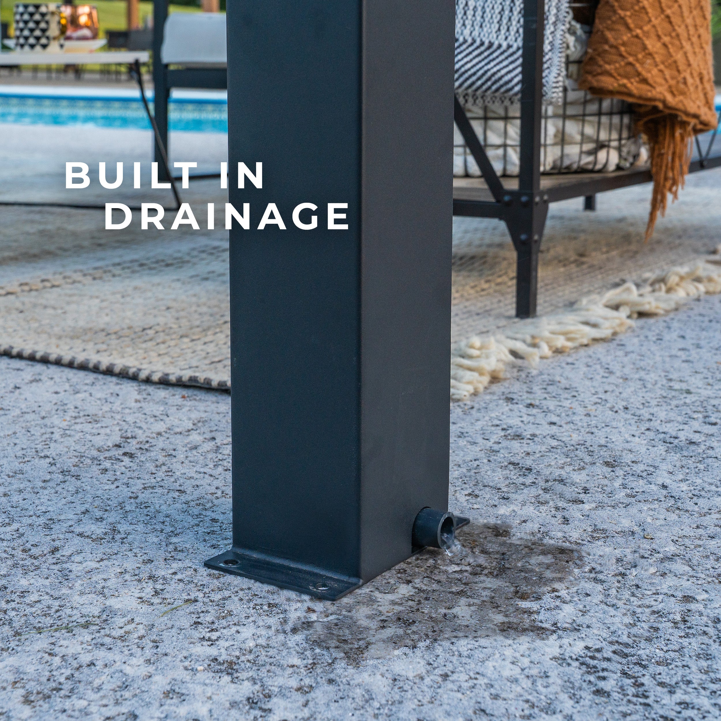 4.3m x 3m Sarasota Built in Drainage