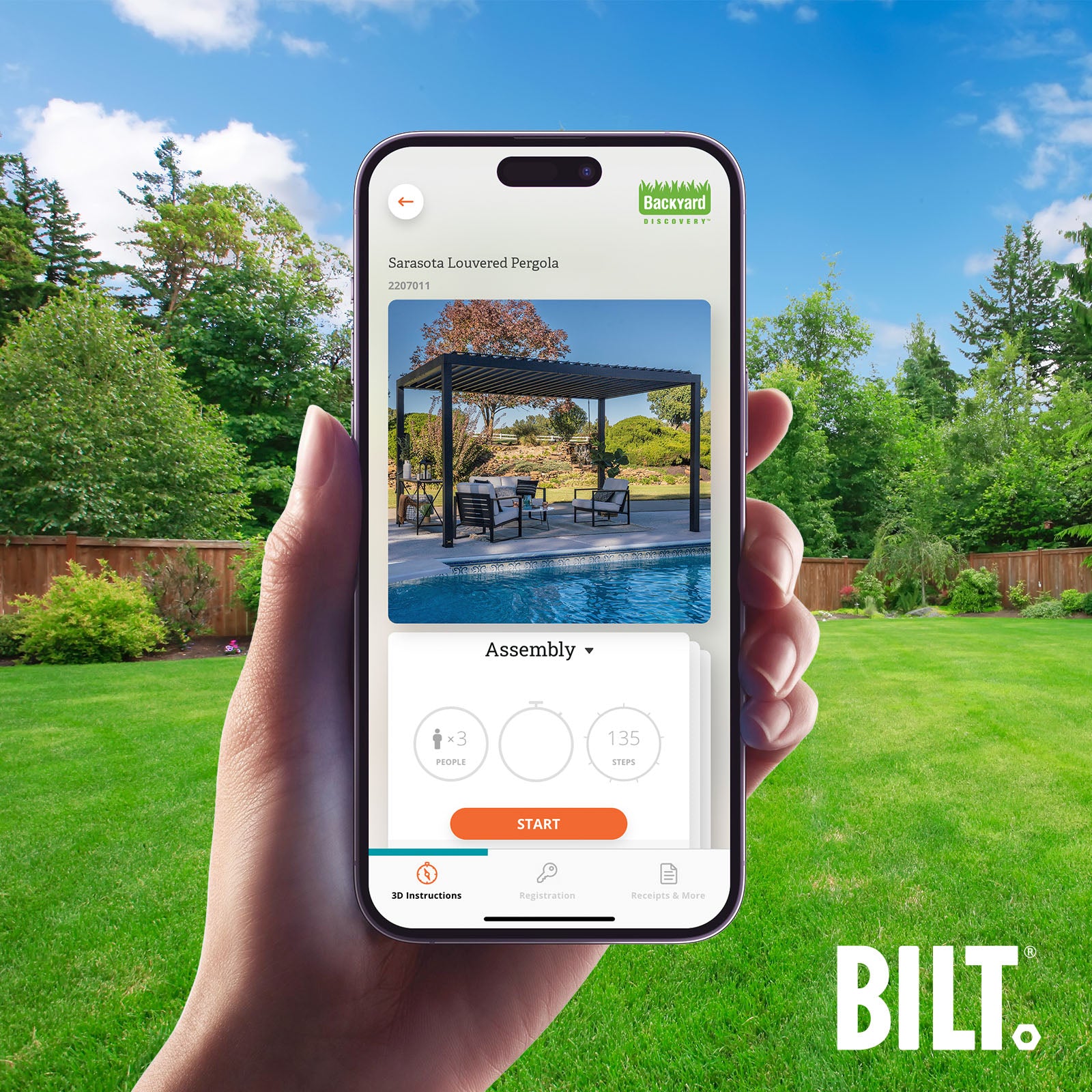 BILT App 4.9m x 3m Sarasota