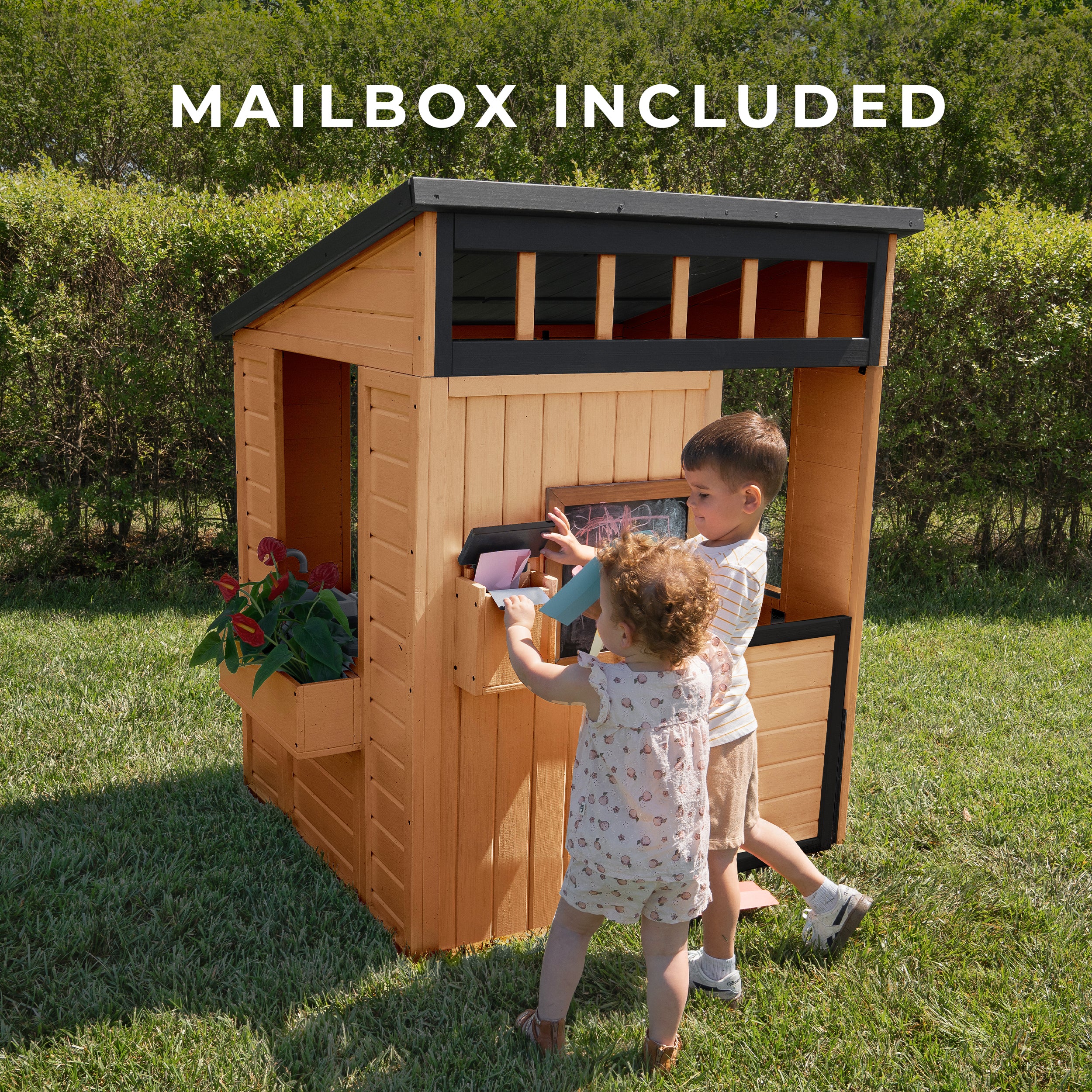Caraway Cottage Light Brown Cubby House