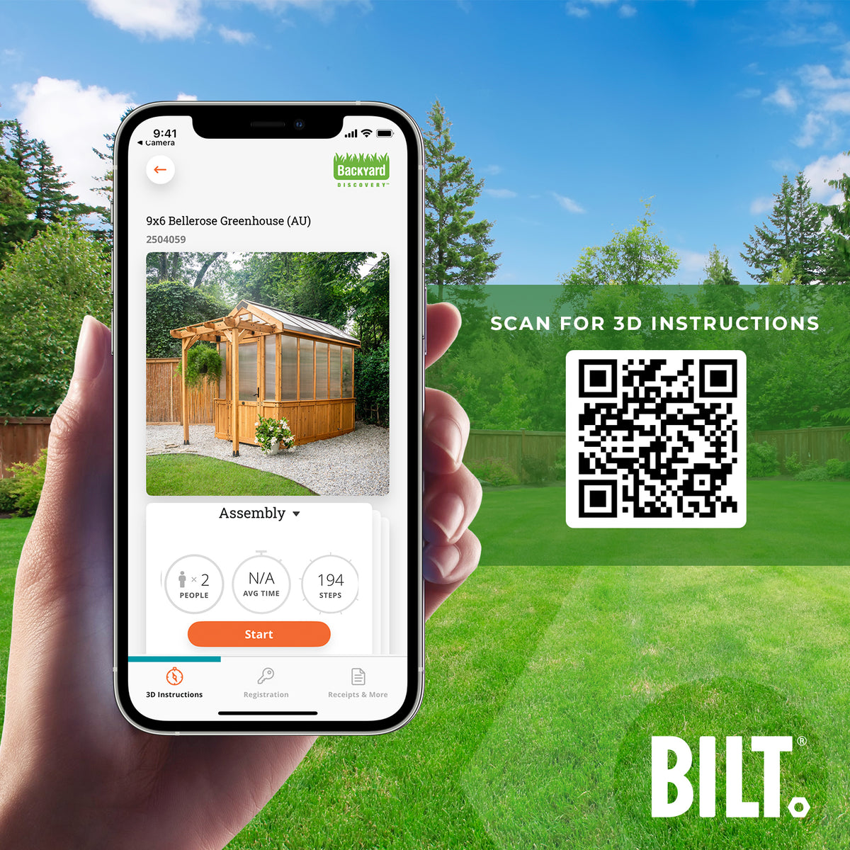 2.9m x 1.8m Bellerose Greenhouse