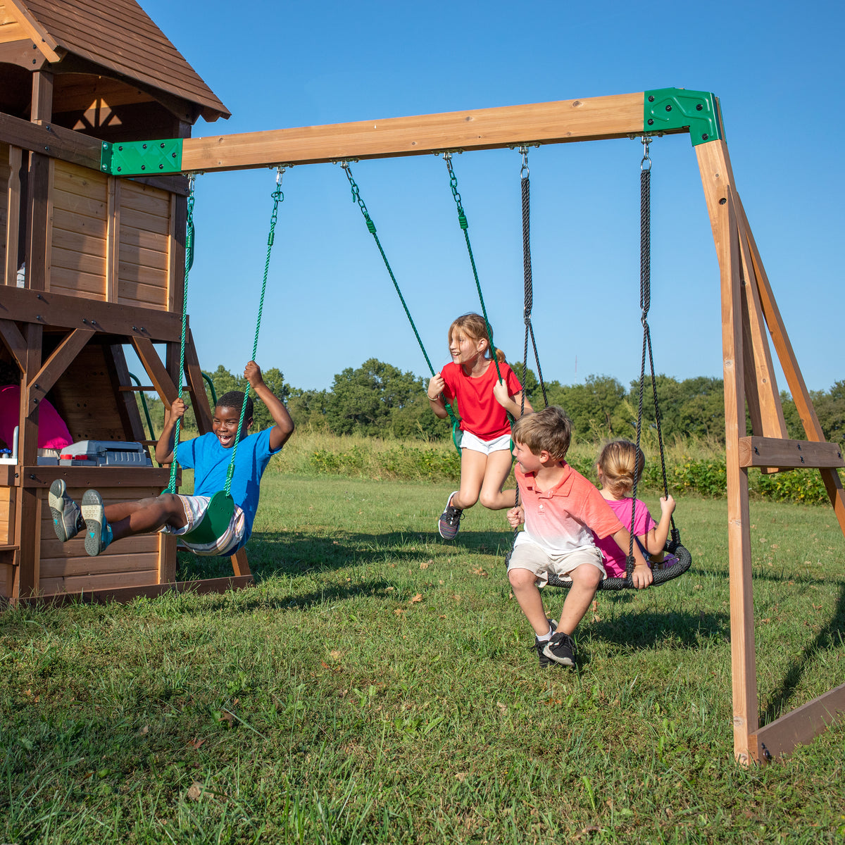 Cedar Cove Play Centre Swing Set