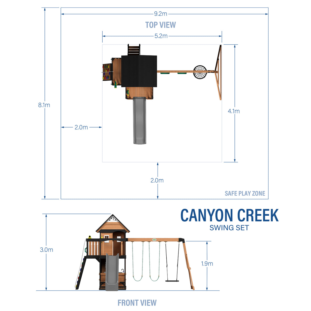 Canyon Creek Play Centre Swing Set