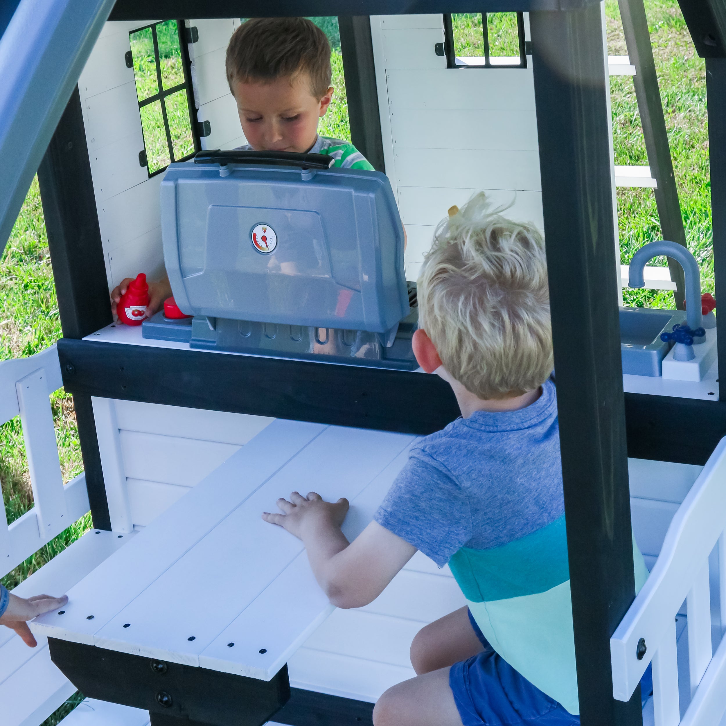 Canyon Creek White Play Centre Swing Set