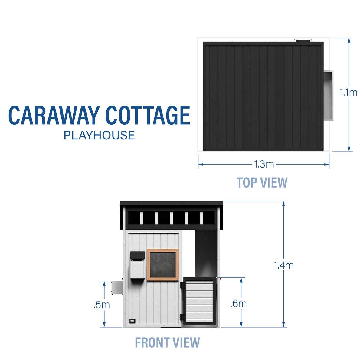 Caraway Cottage Cubby House White
