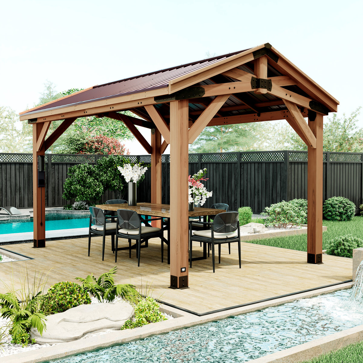 4.4m x 3.1m Norwood Gazebo