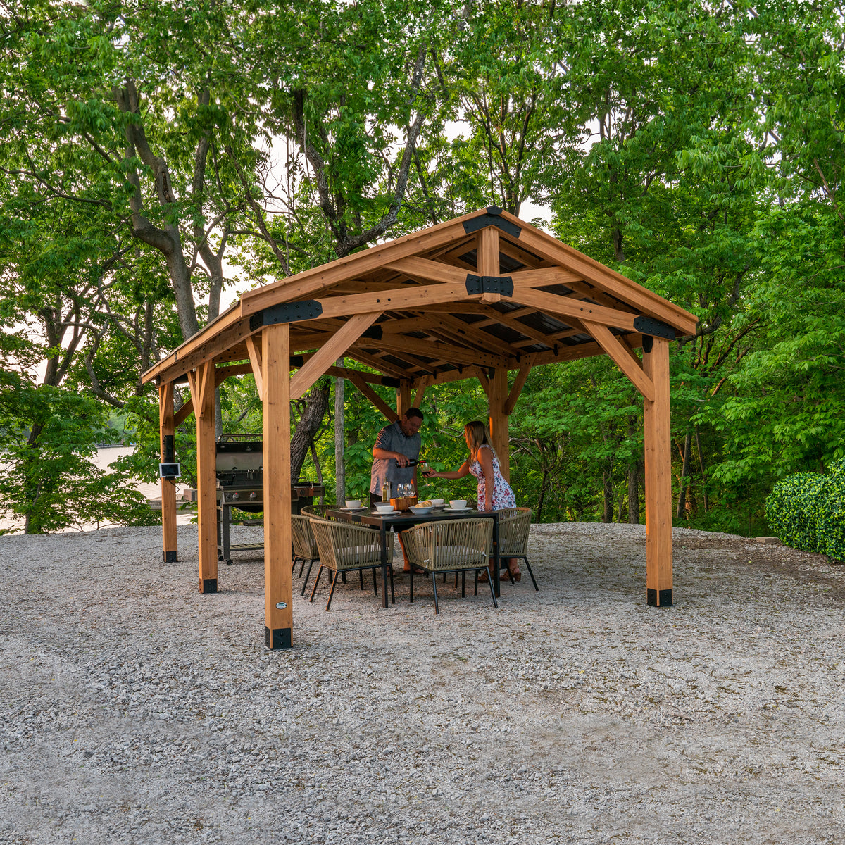 6.1m x 3.7m Norwood Carport/Gazebo