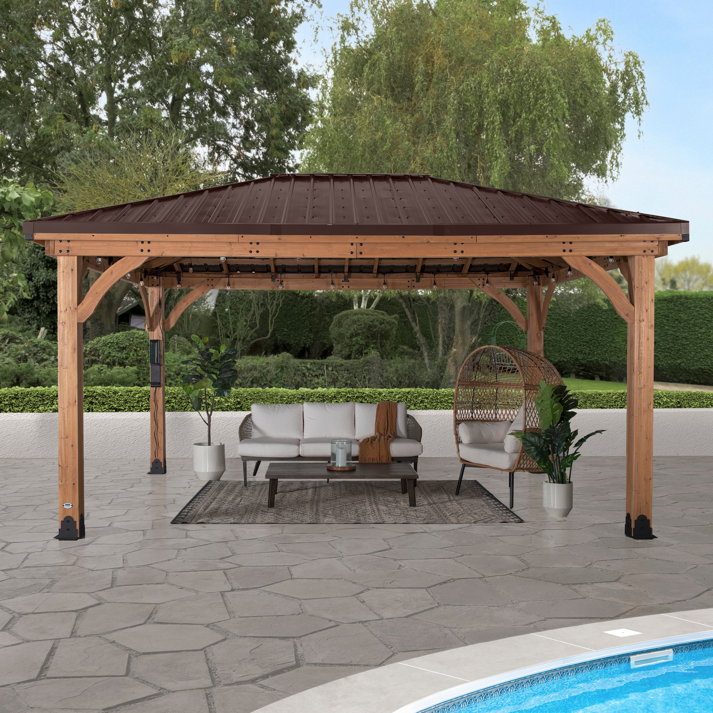 4.9m x 3.7m Barrington Gazebo