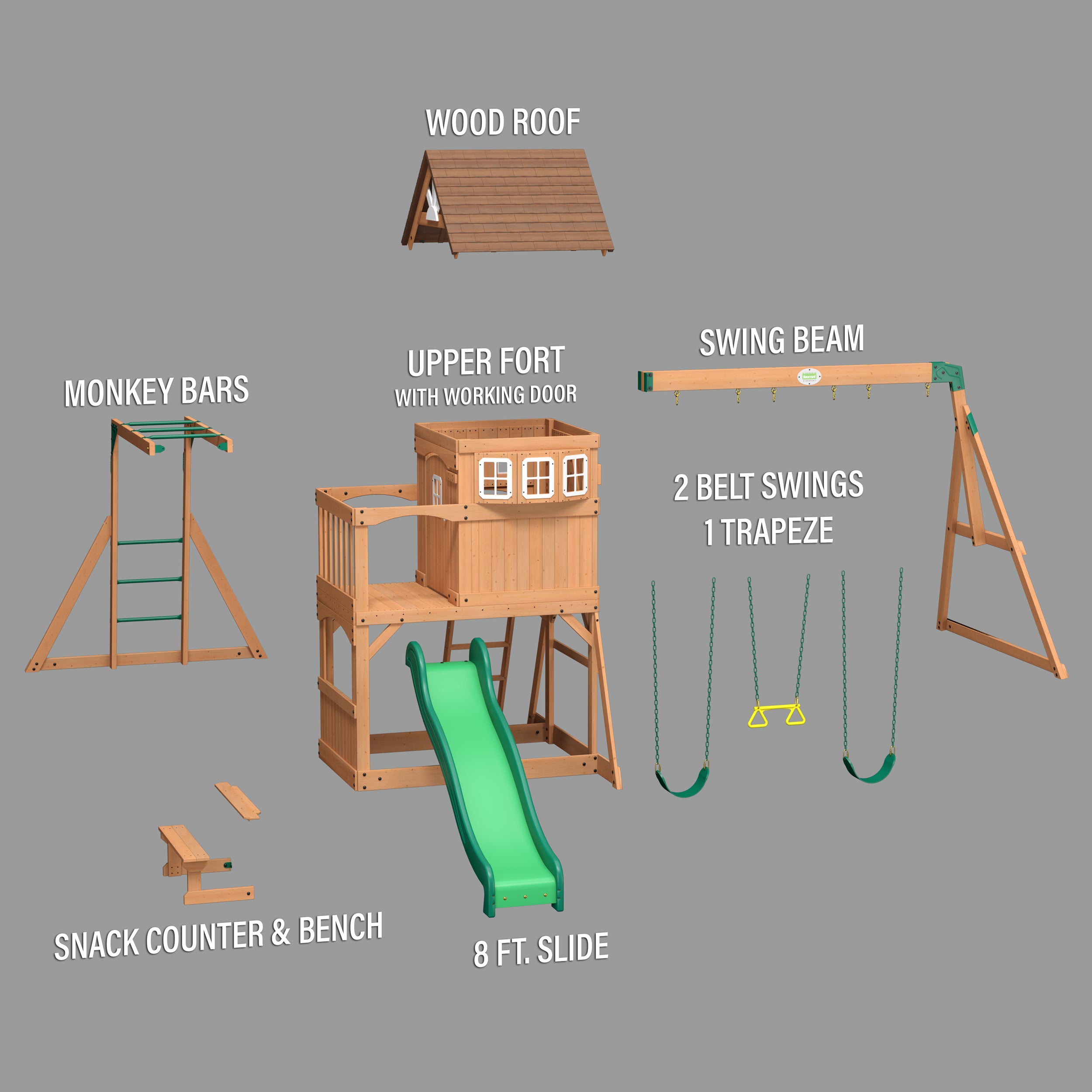 Montpelier Play Set Exploded View