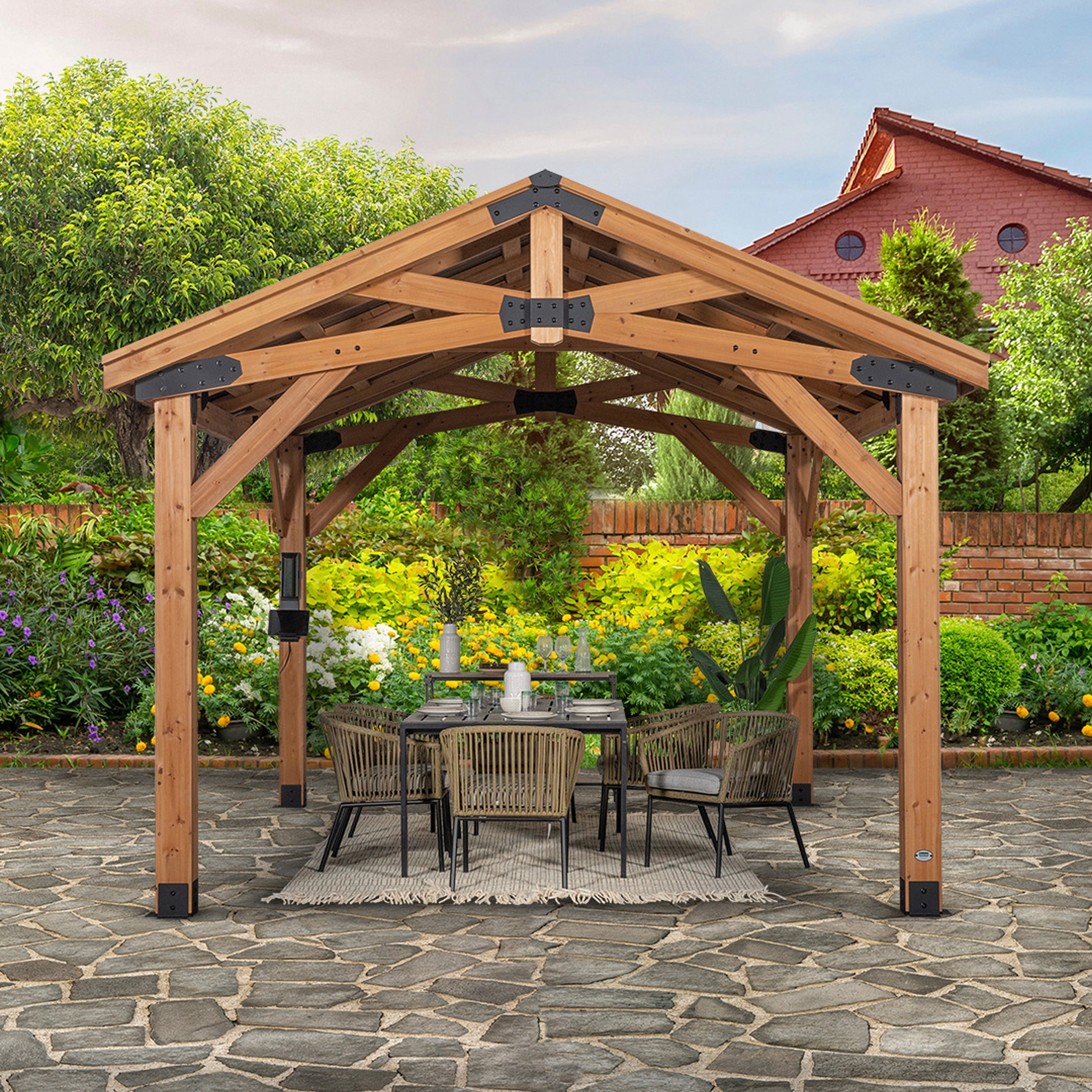 4.3m X 3.7m Norwood Gazebo