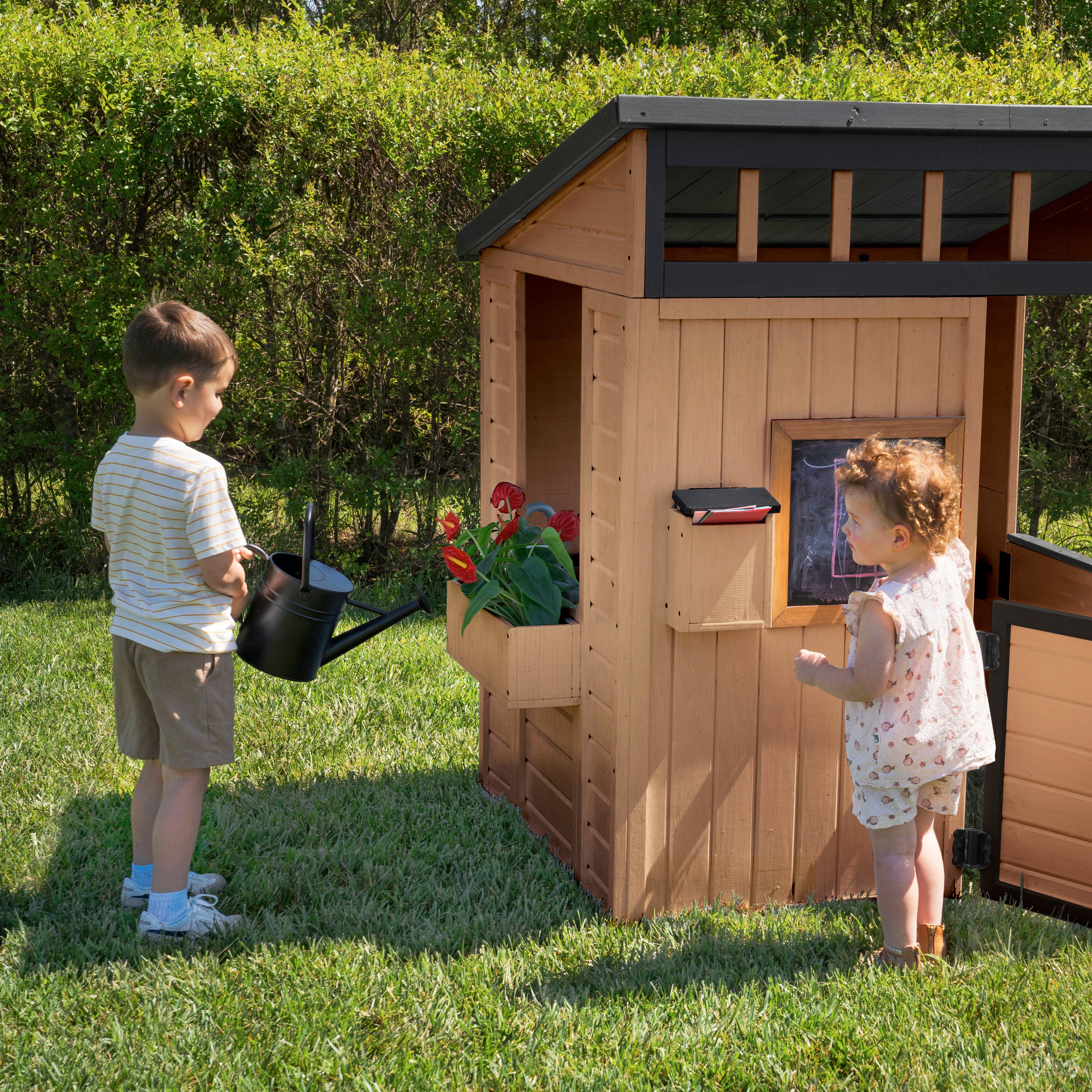 Caraway Cottage Light Brown Cubby House
