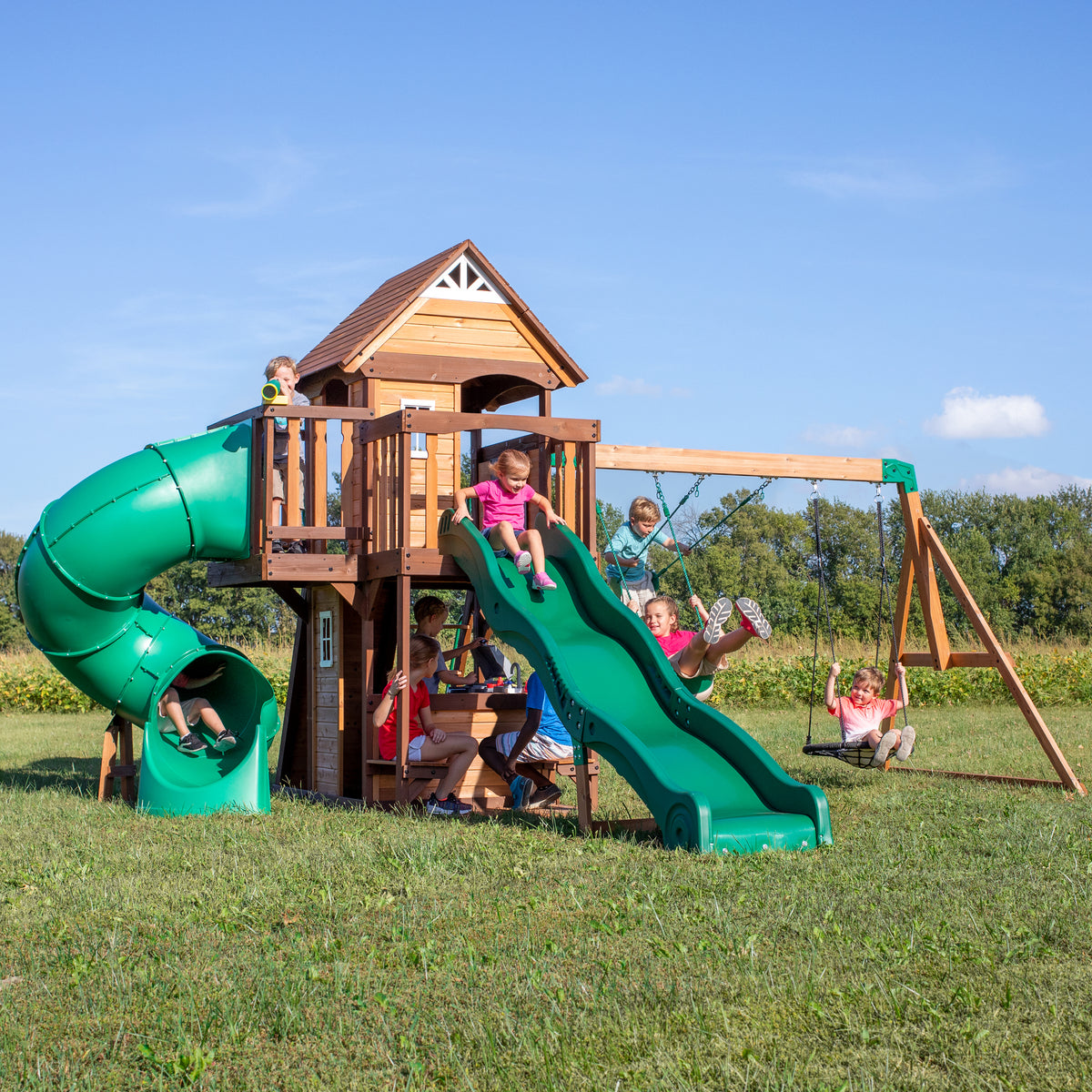 Cedar Cove Play Centre Swing Set