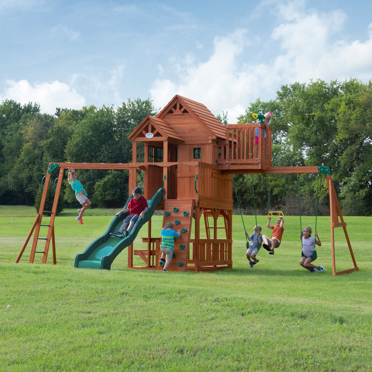 Skyfort II Play Centre Swing Set