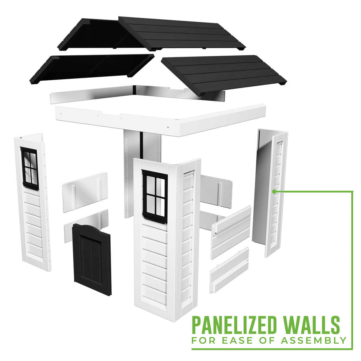 Sweetwater Cubby House White