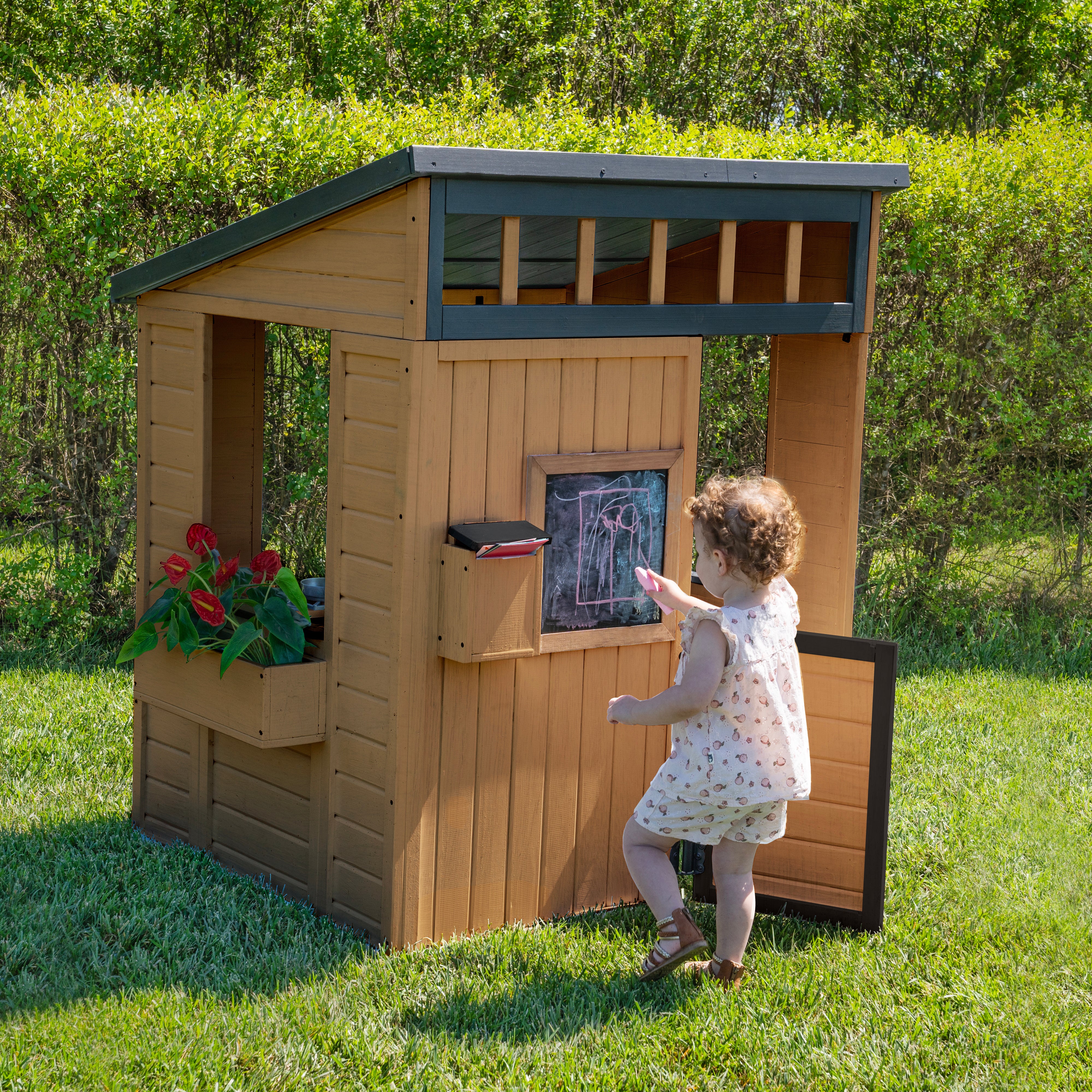 Caraway Cottage Light Brown Cubby House