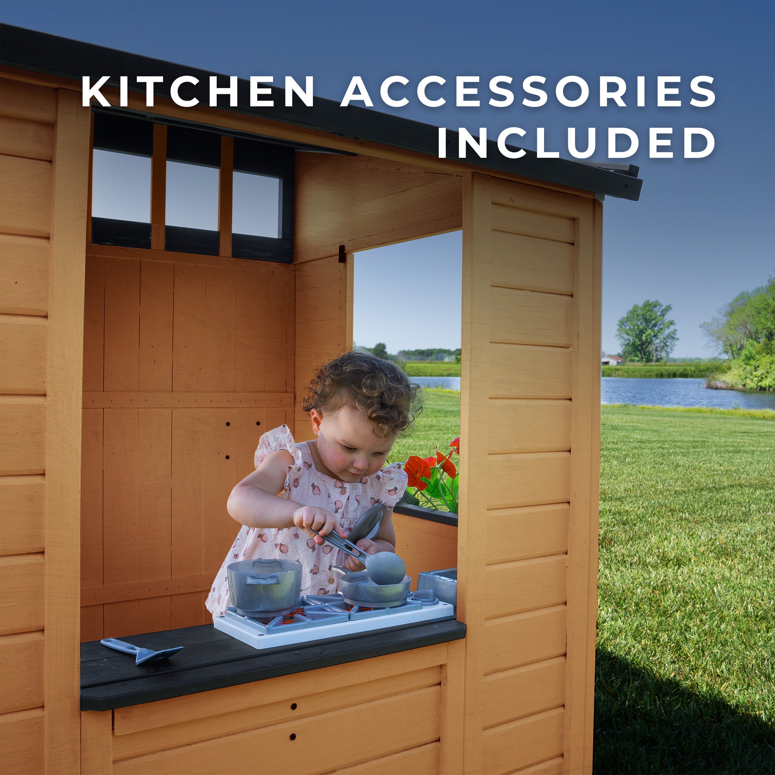 Caraway Cottage Light Brown Cubby House