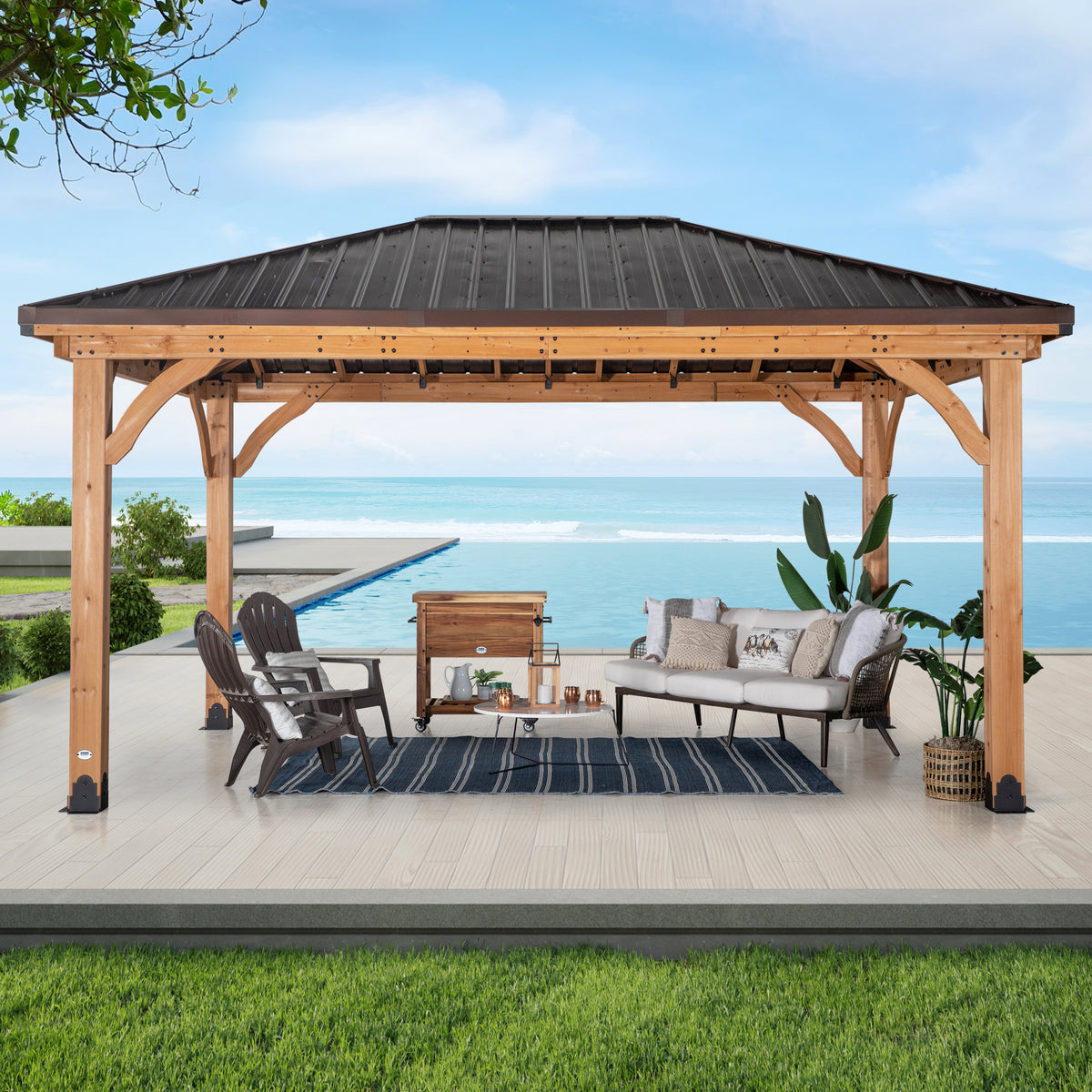 4.9m x 3.7m Barrington Gazebo
