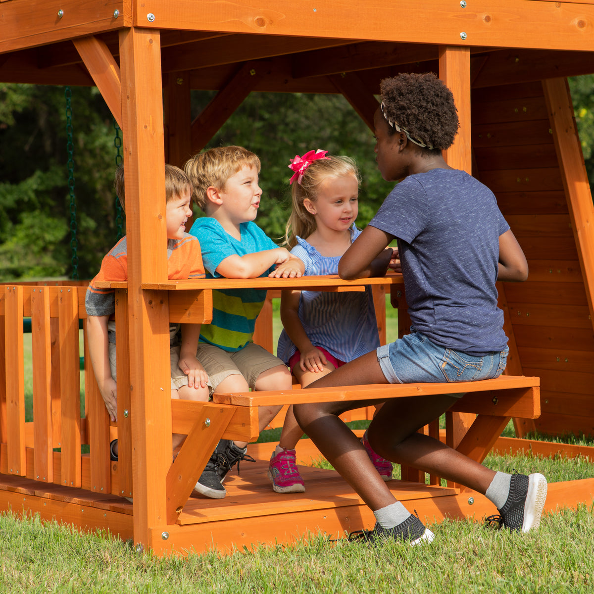 Skyfort II Play Centre Swing Set