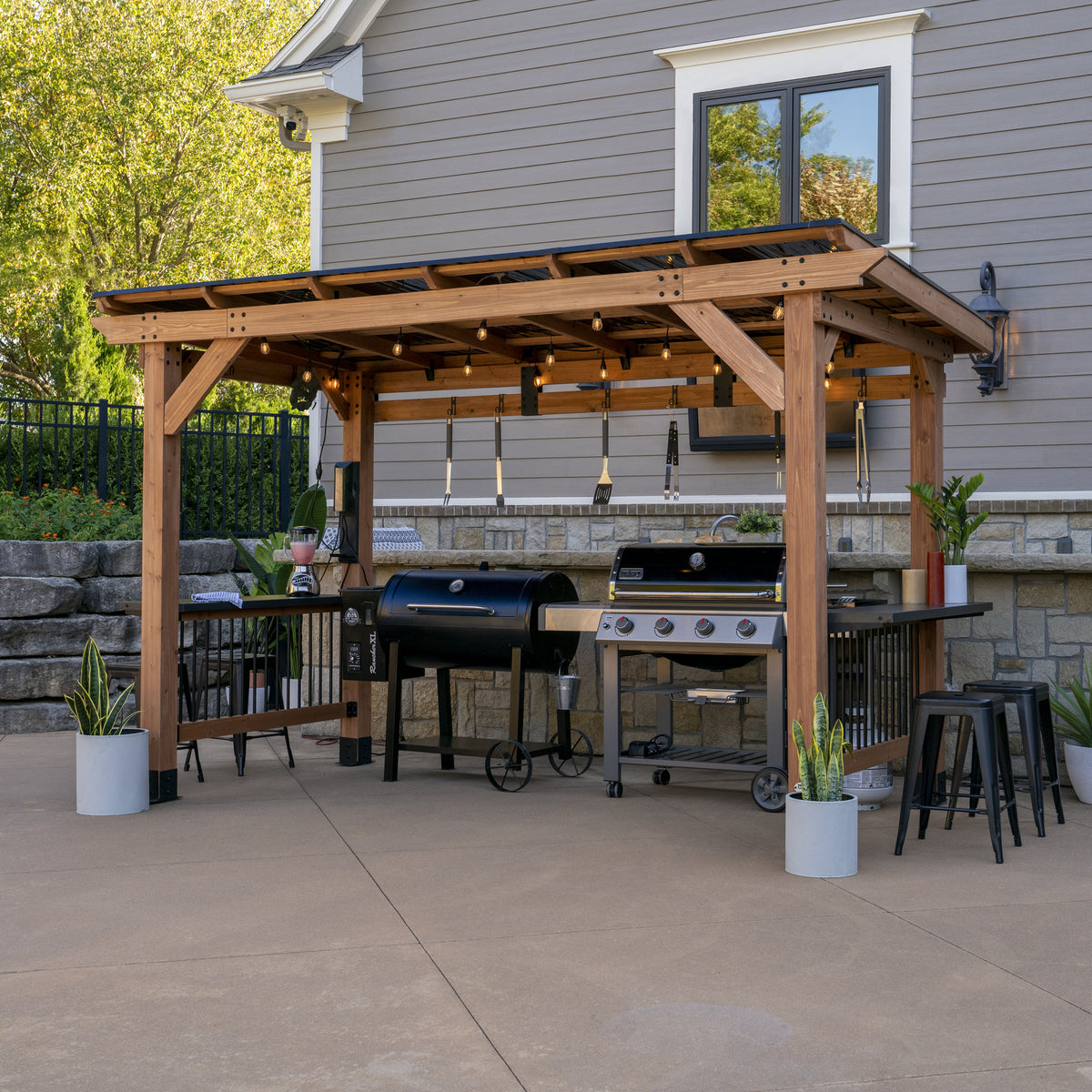 Saxony XL Barbeque Gazebo