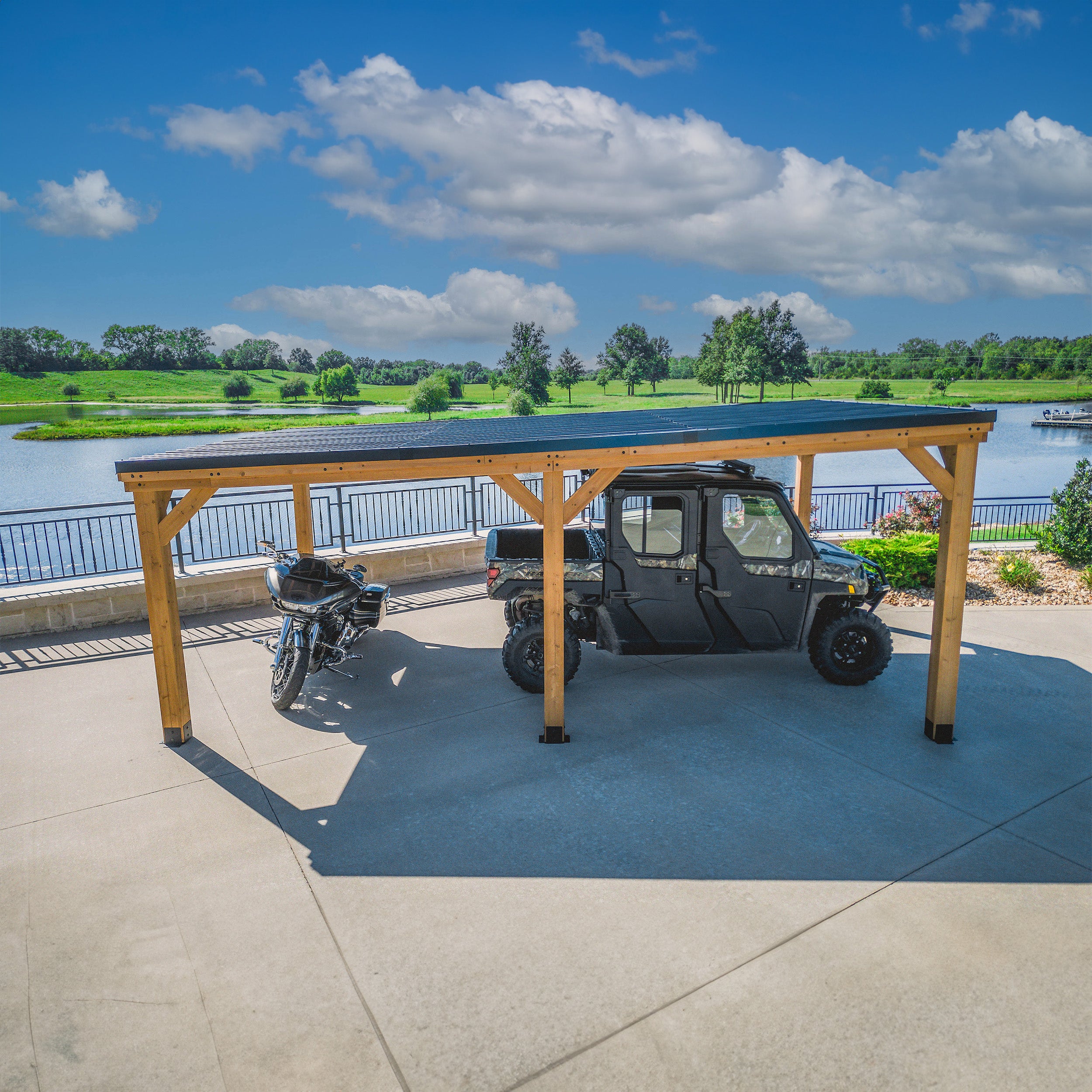 6.2m X 3.7m Kingsport Carport