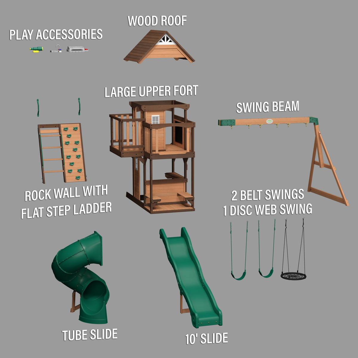 Cedar Cove Play Centre Swing Set