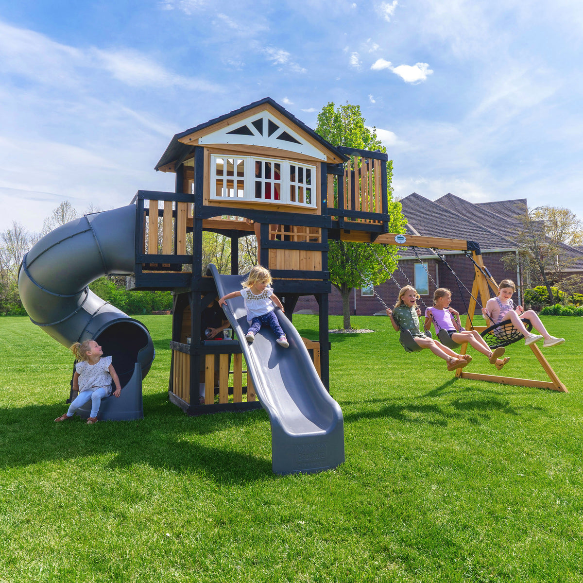 Magnolia Falls Play Centre Swing Set