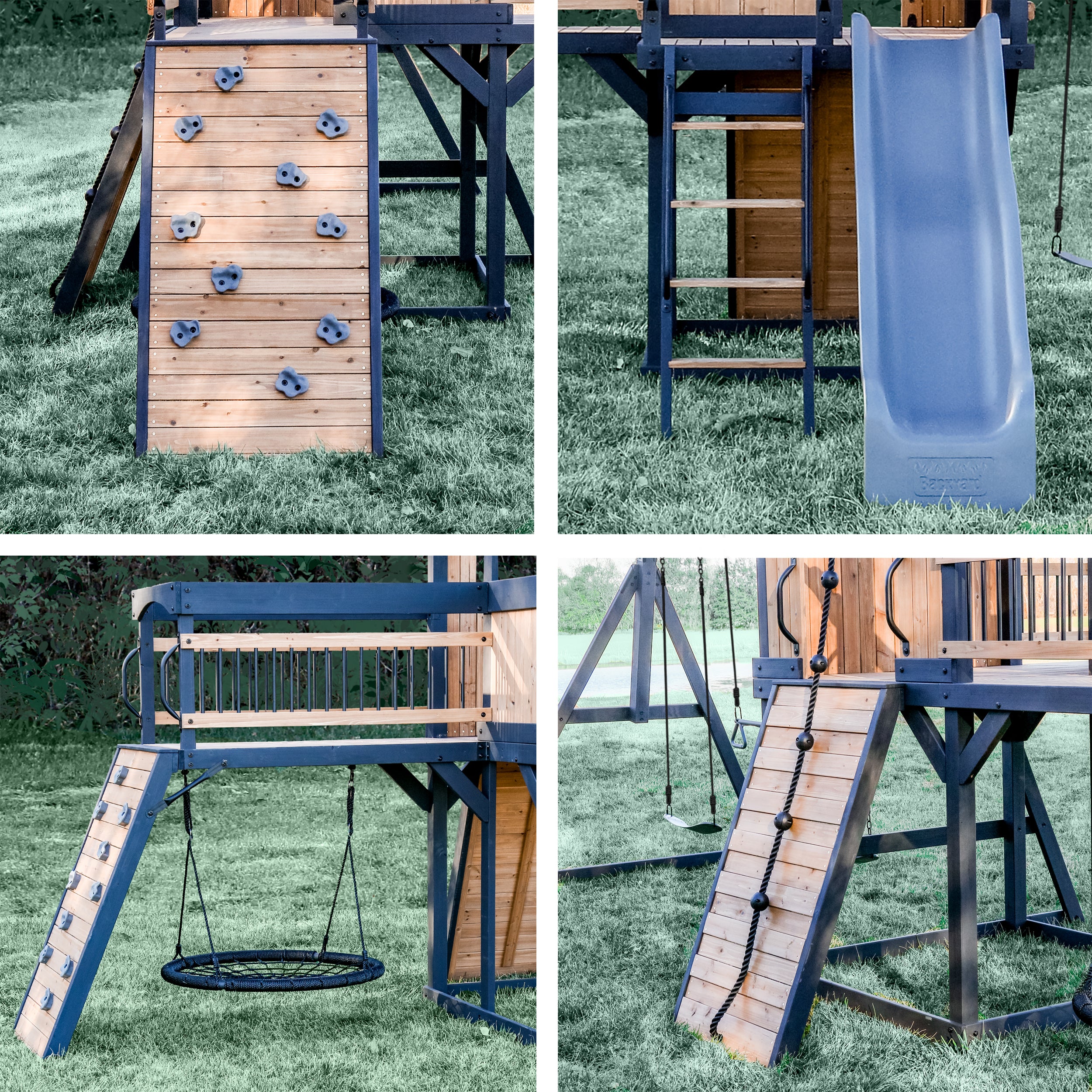 Timber Crossing Play Centre Swing Set