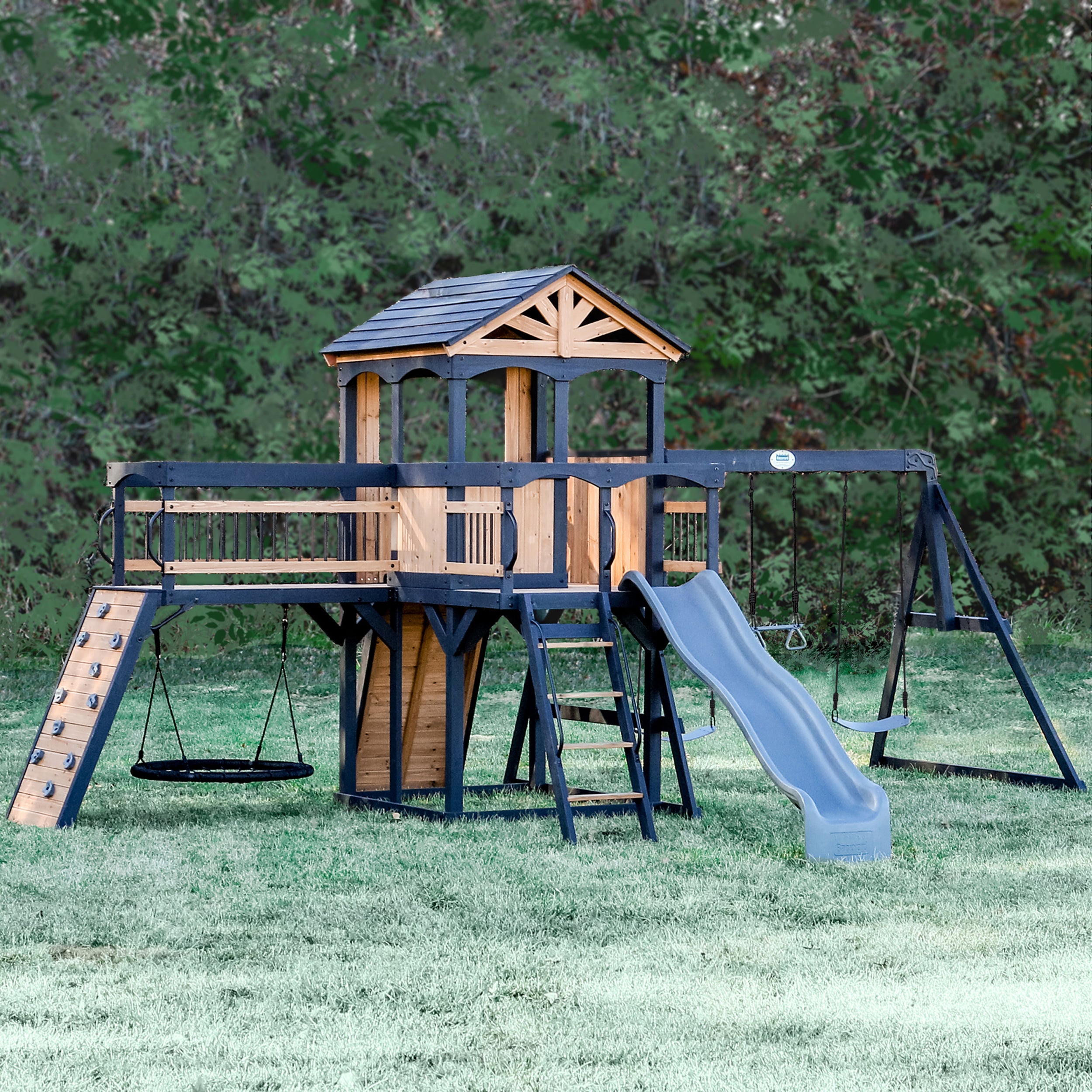 Timber Crossing Play Centre Swing Set